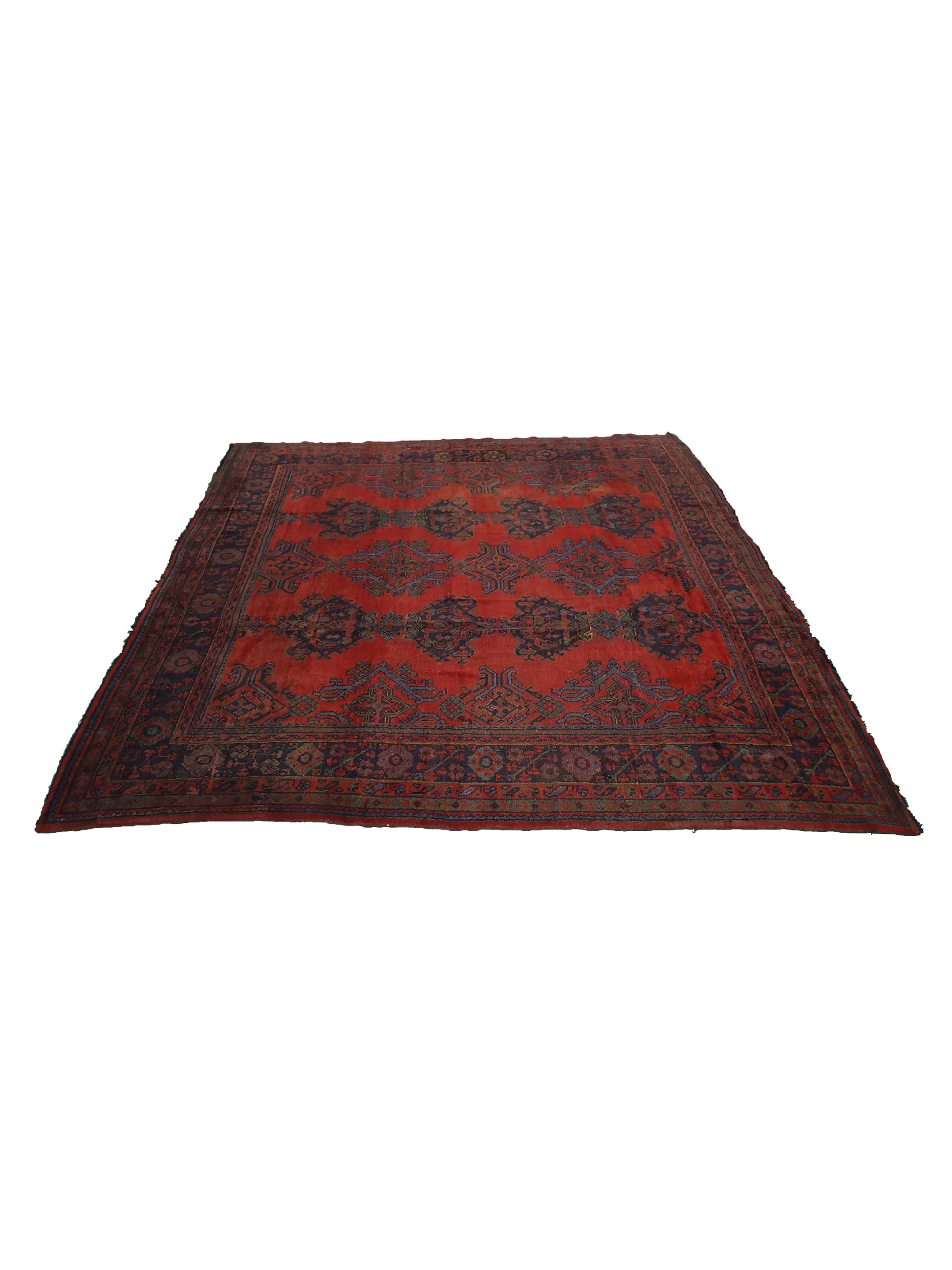 Antique Ushak Rust 10x12 - Image 2 of 5