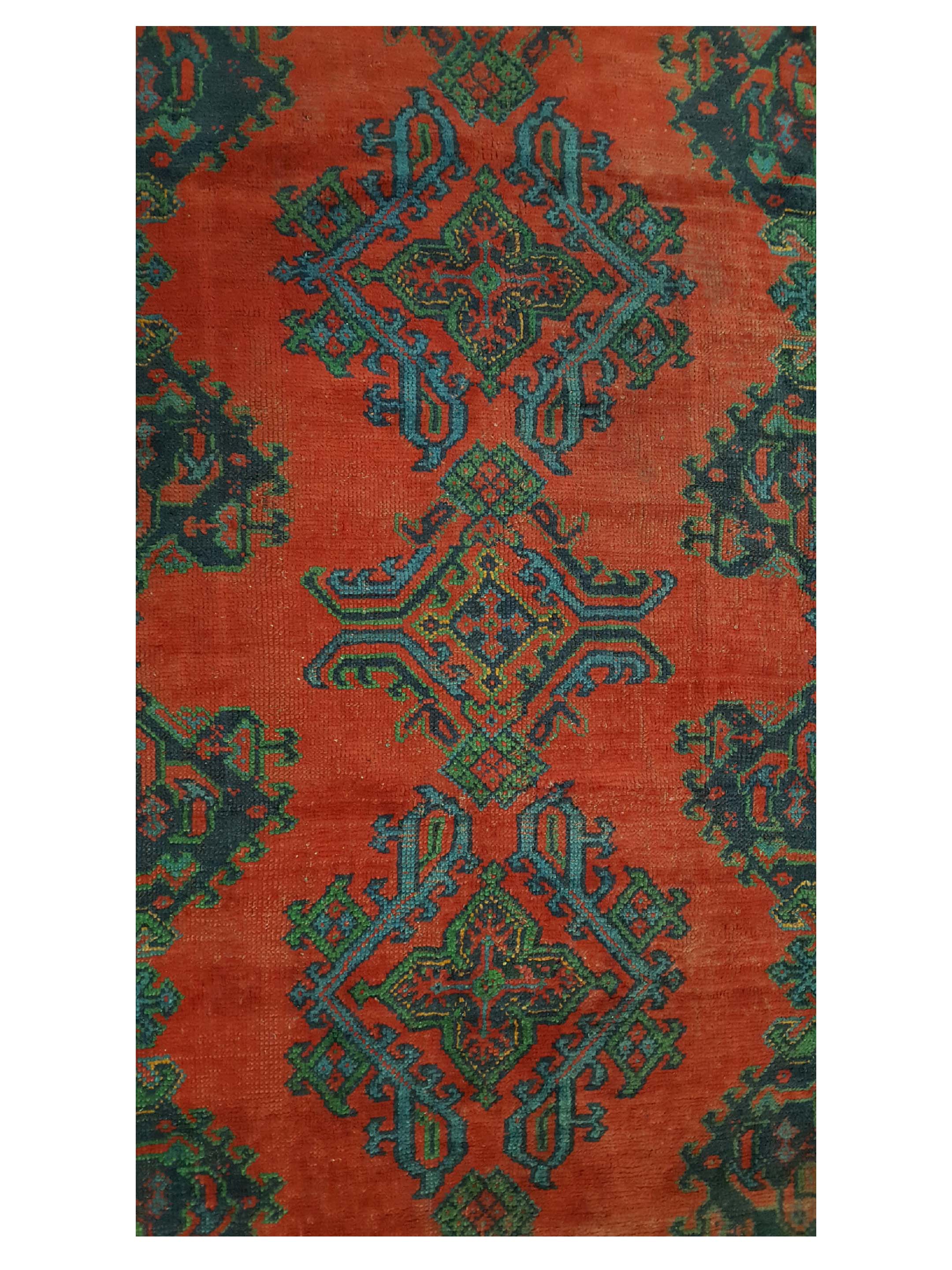 Antique Ushak Rust 10x12 - Image 4 of 5