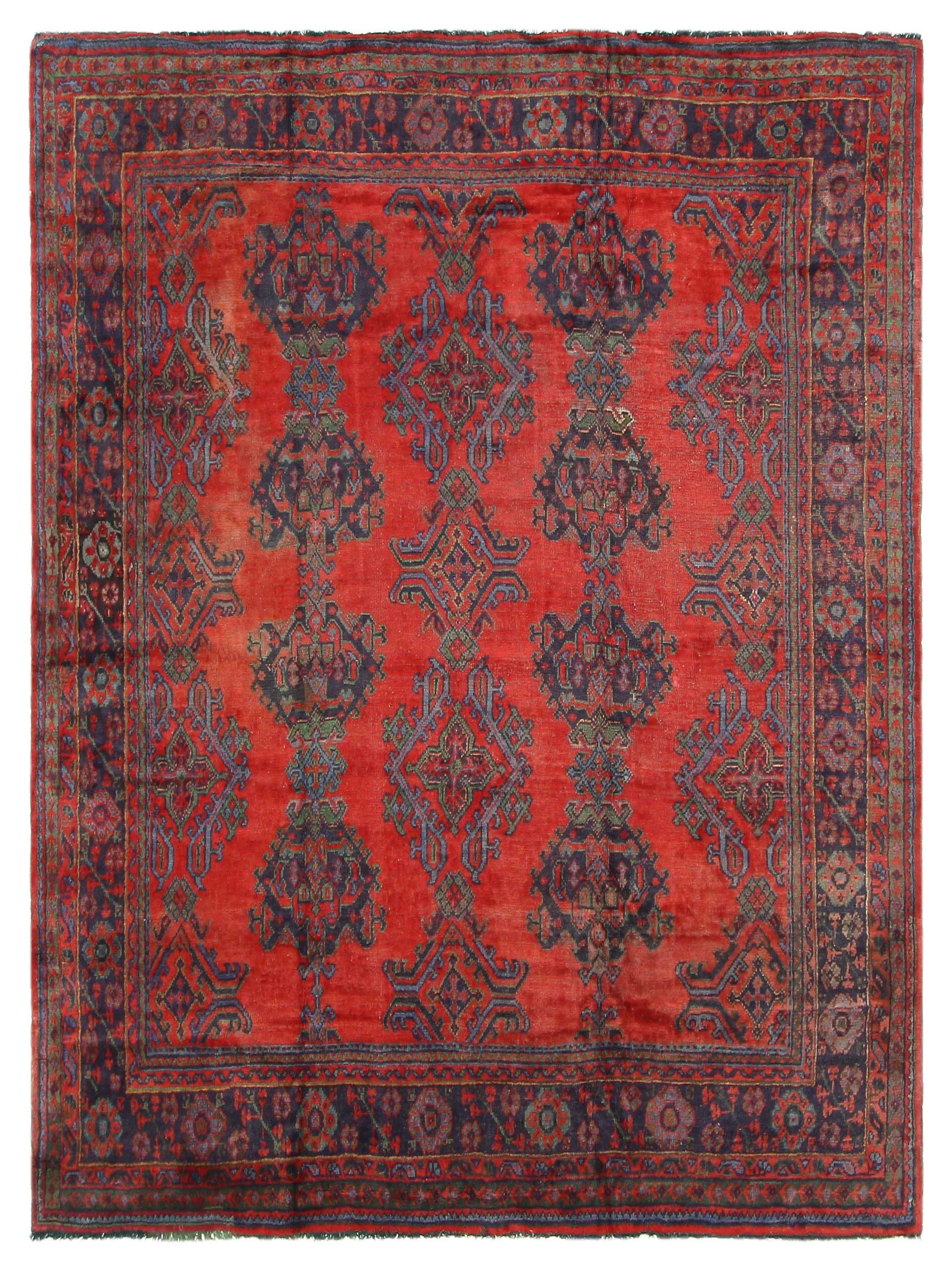 Antique Ushak Rust 10x12