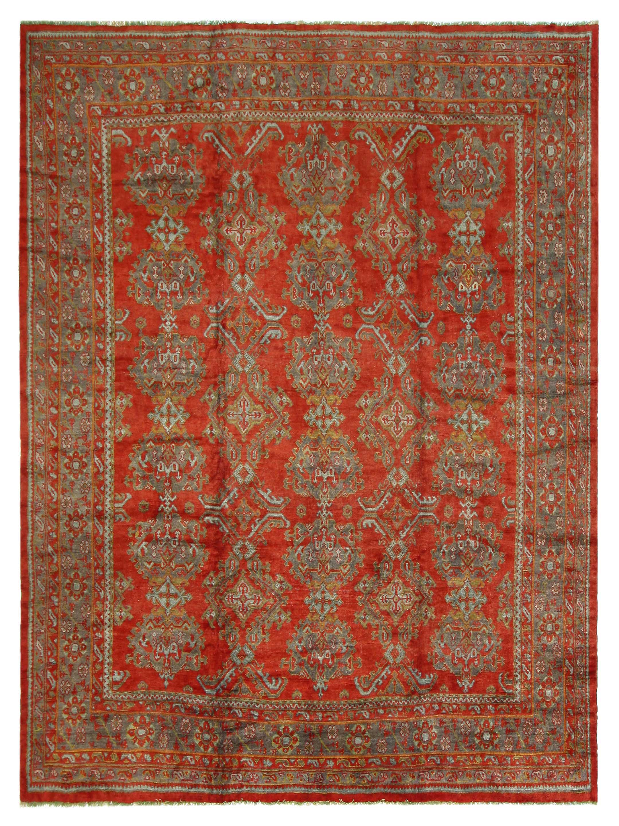 Antique Ushak Rust 14x15