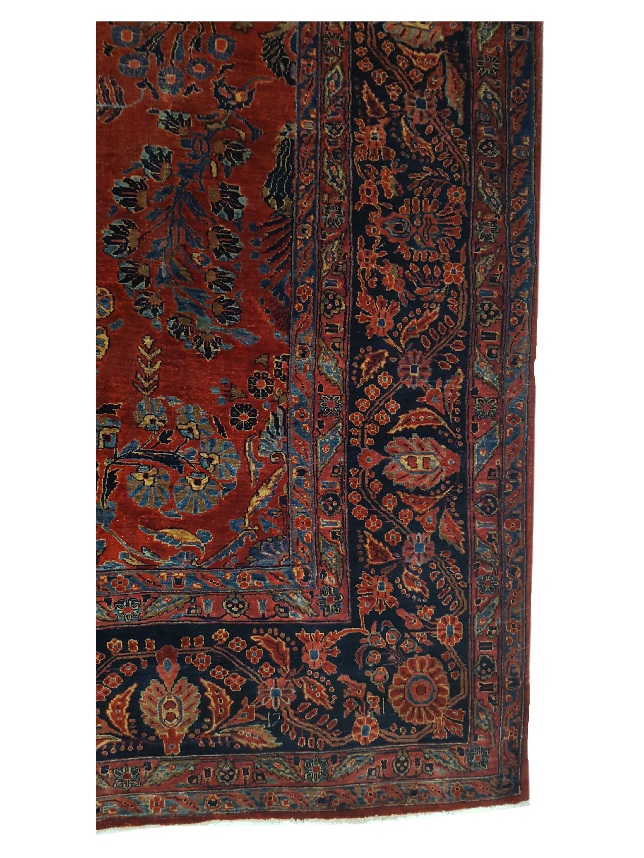 Antique Sarouk Rust 13x20 - Image 4 of 6