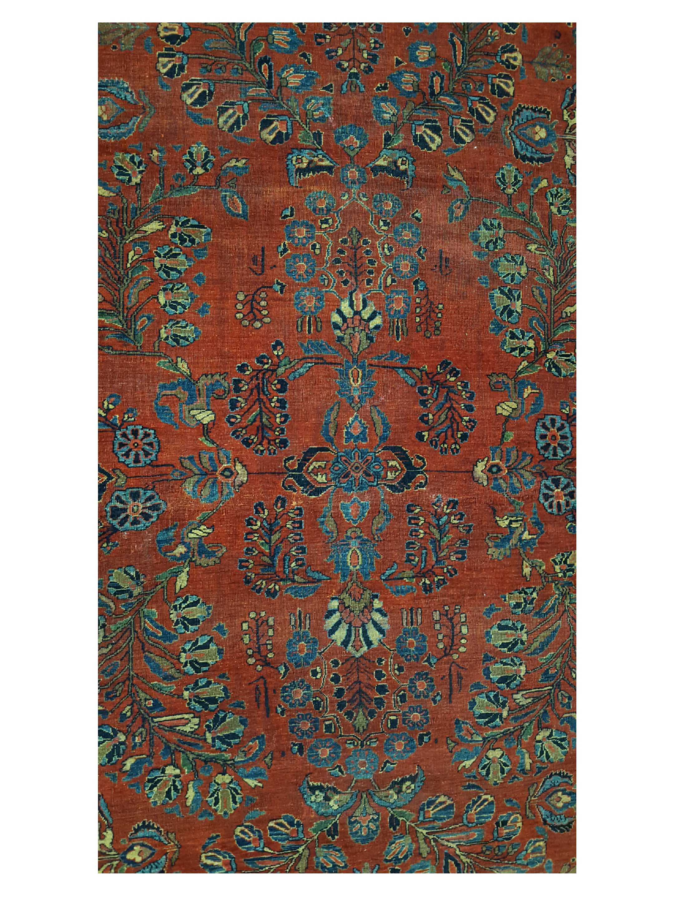 Antique Sarouk Rust 13x20 - Image 5 of 6