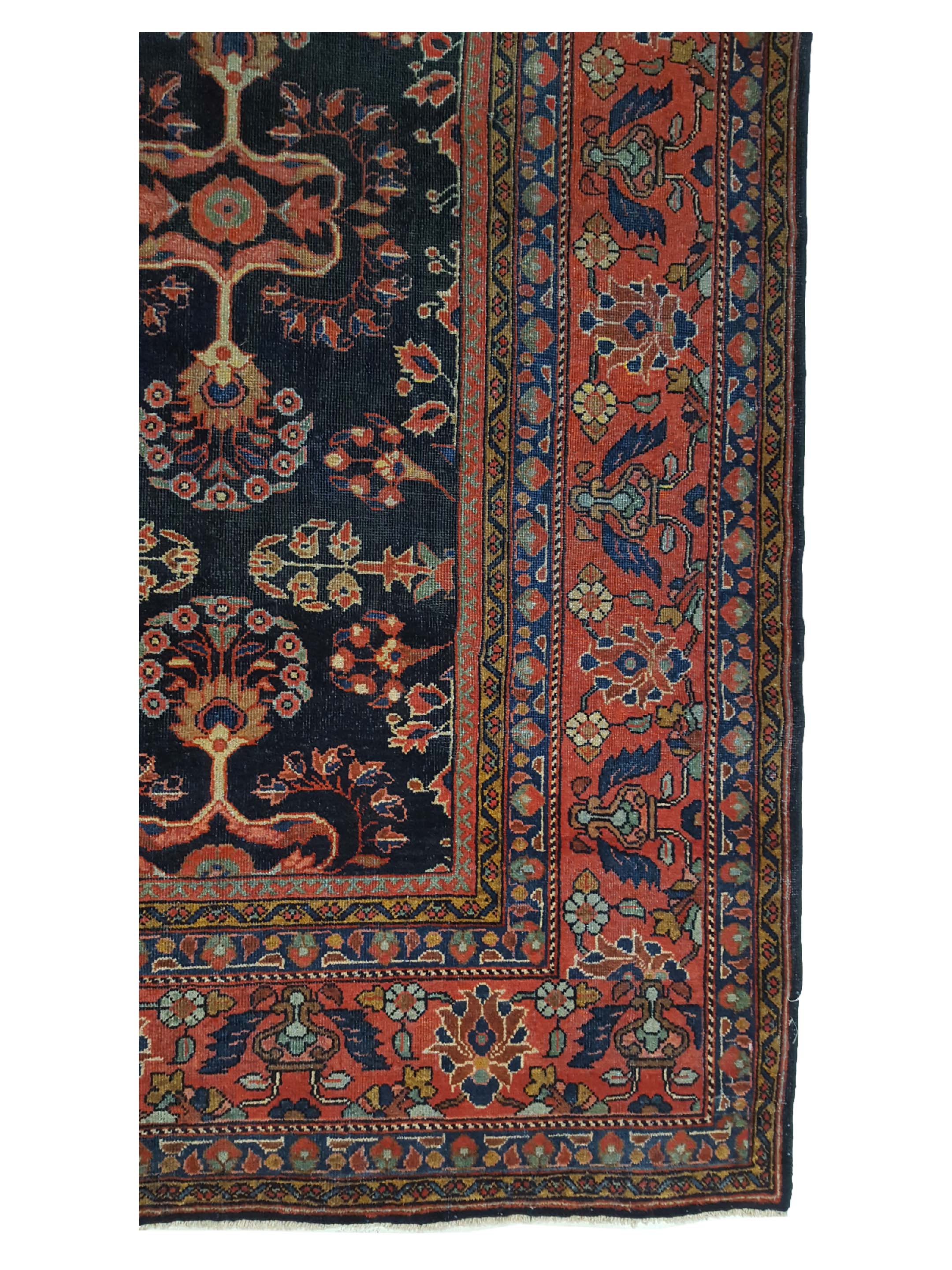 Antique Mahal Indigo 9x12 - Image 4 of 6