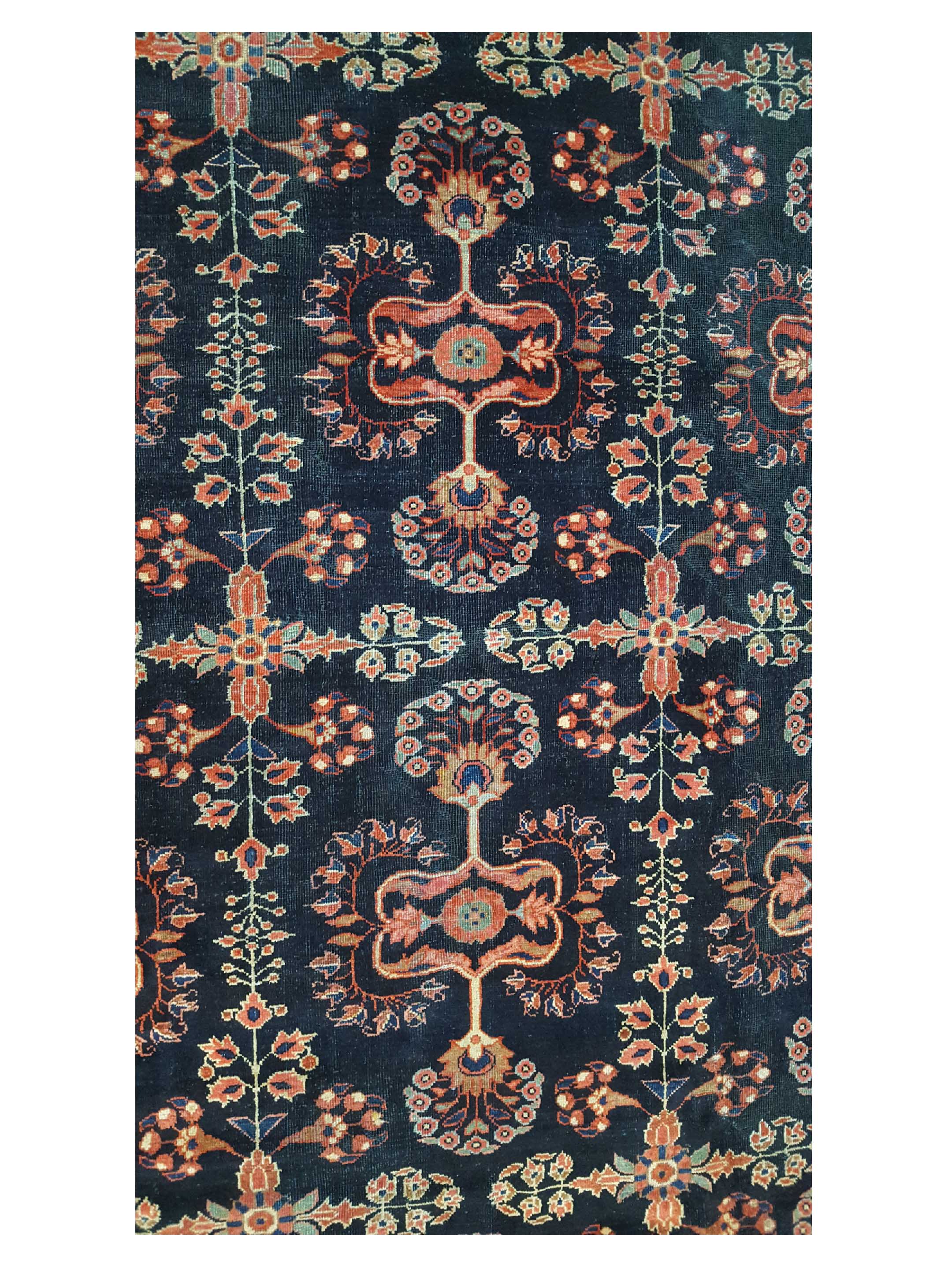 Antique Mahal Indigo 9x12 - Image 5 of 6