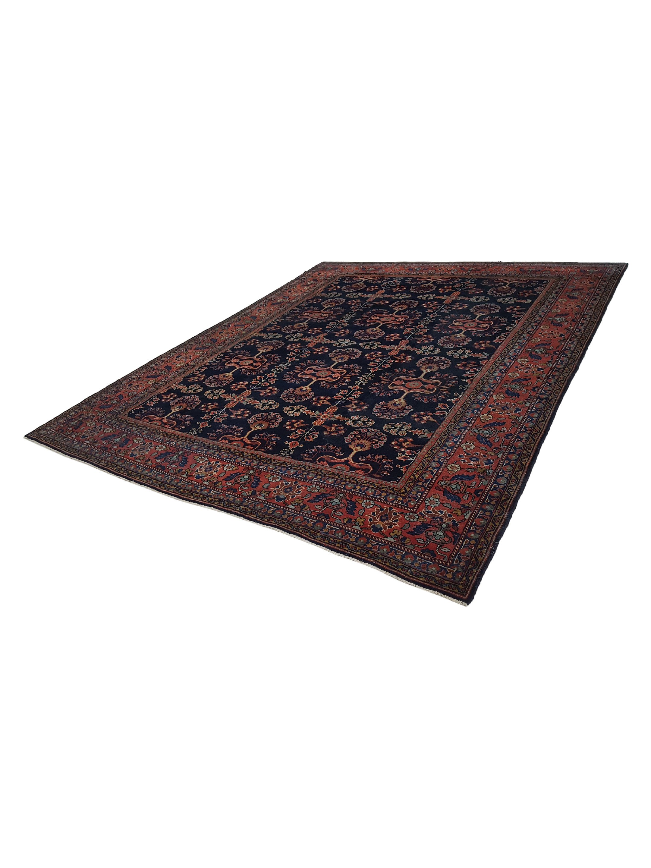 Antique Mahal Indigo 9x12 - Image 6 of 6
