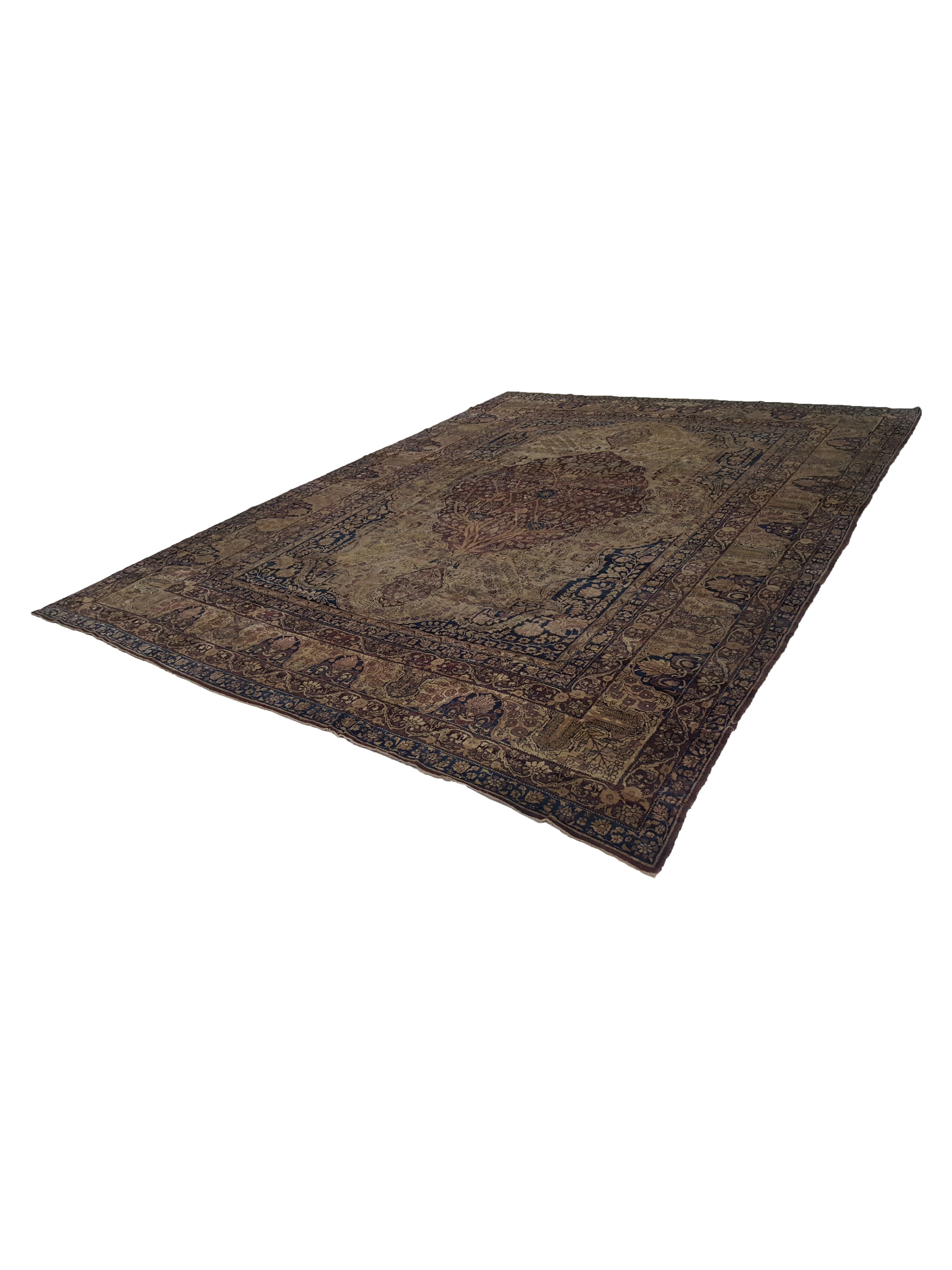 Antique Kermanshah Camel 10x14 - Image 8 of 8