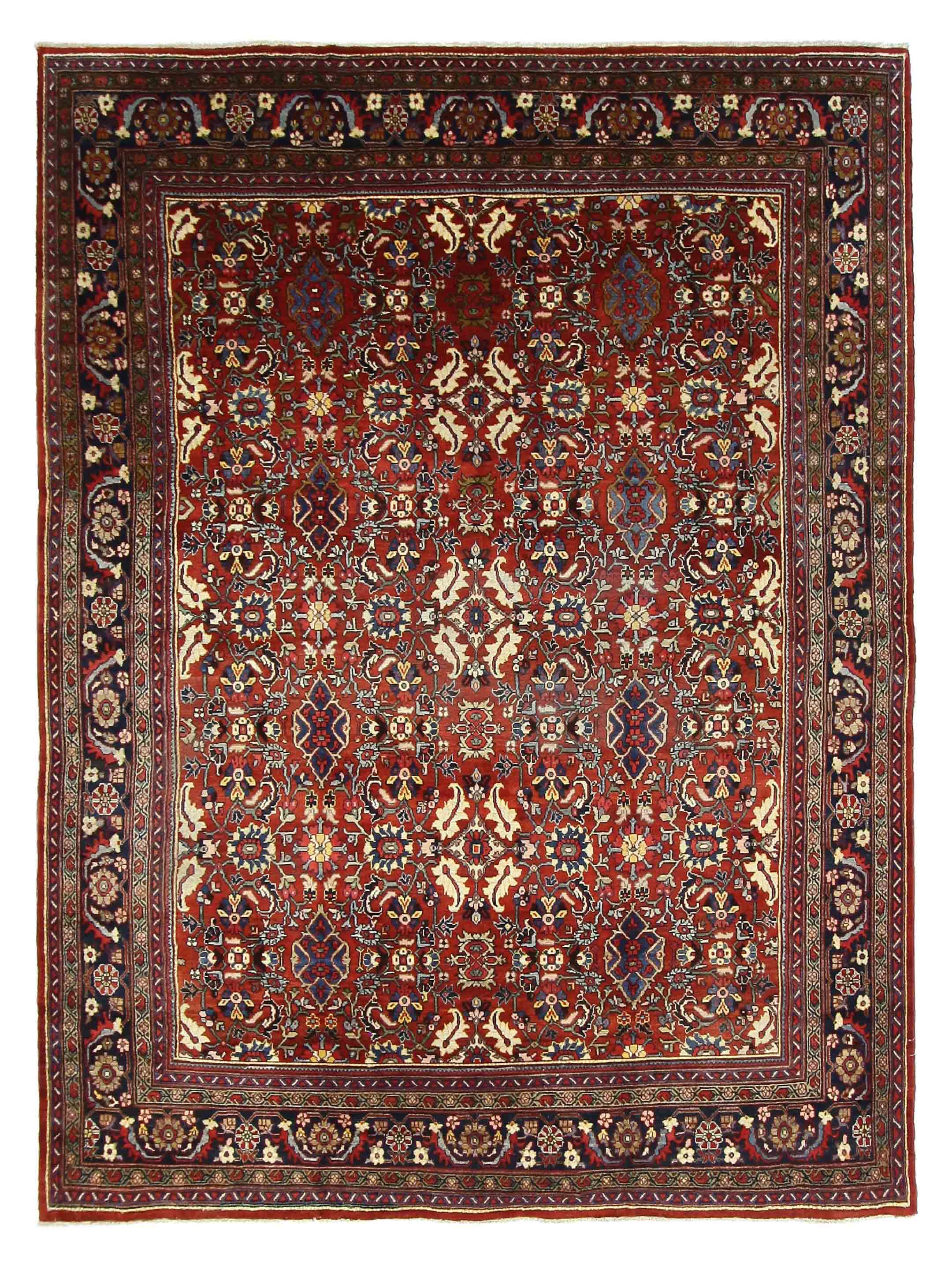Antique Mahal Rust 10x14
