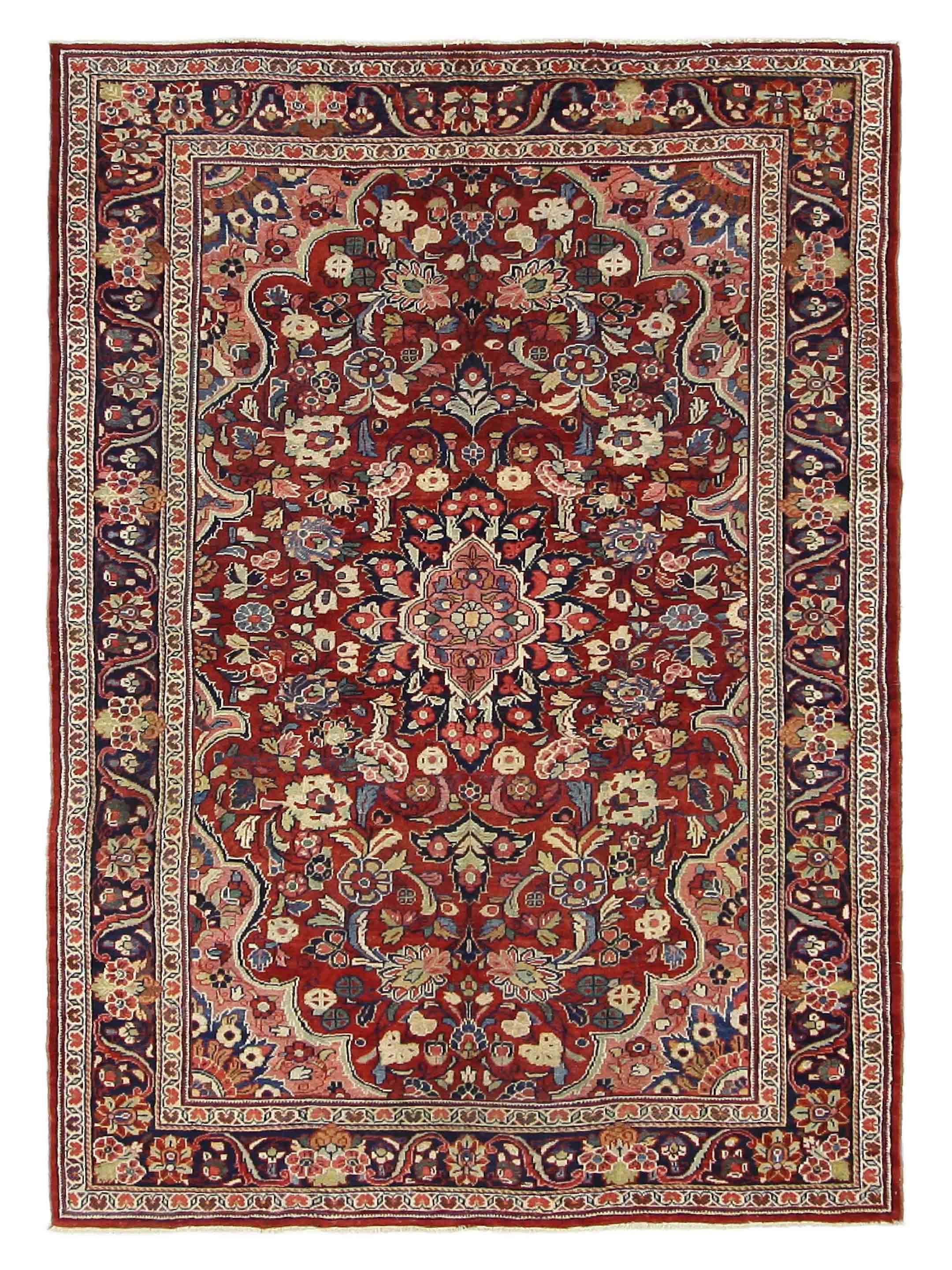 Antique Mahal Rust 7x10