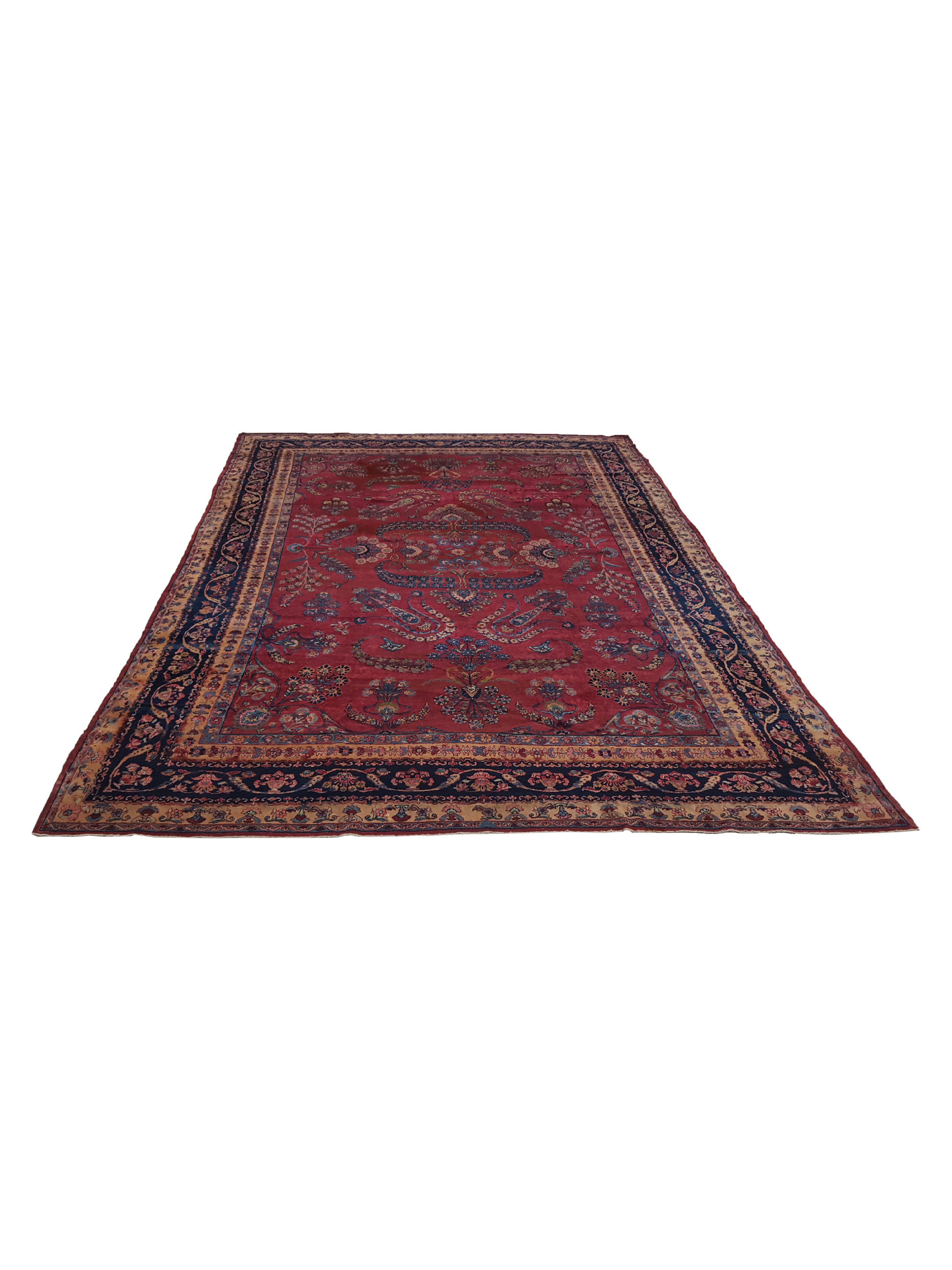 Antique Kerman Rust 9x14 - Image 2 of 8