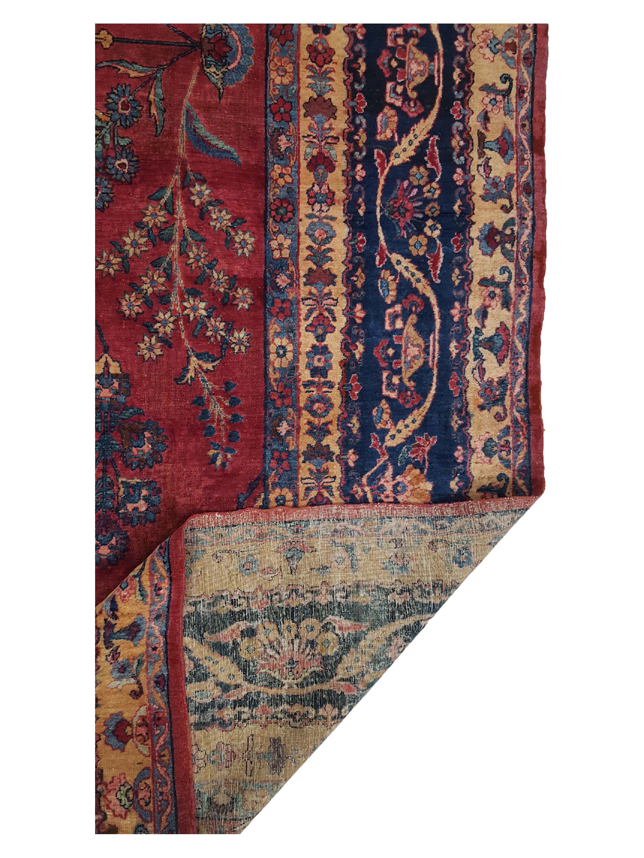 Antique Kerman Rust 9x14 - Image 3 of 8