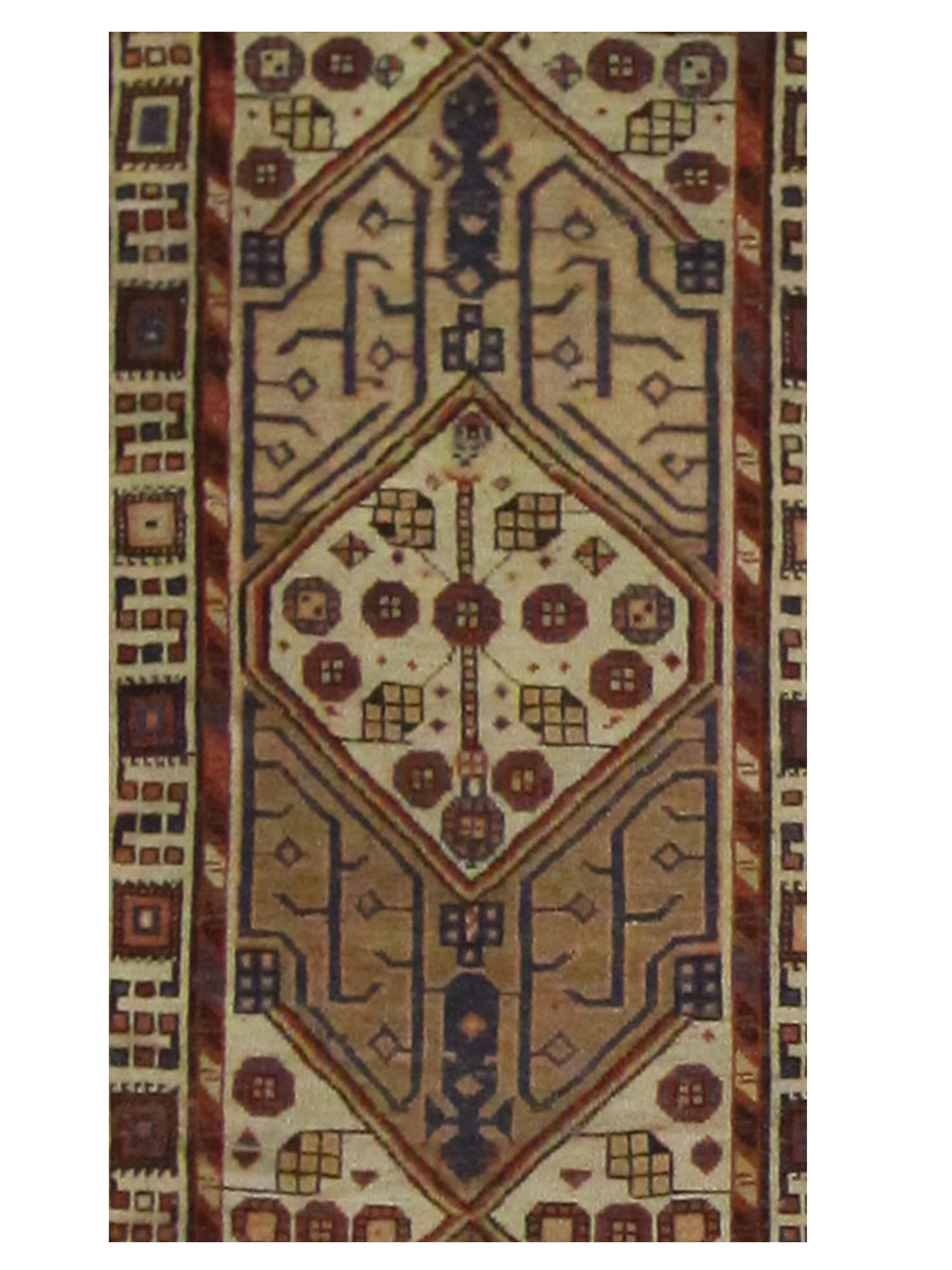 Antique Serab Cream 4x11 - Image 5 of 6