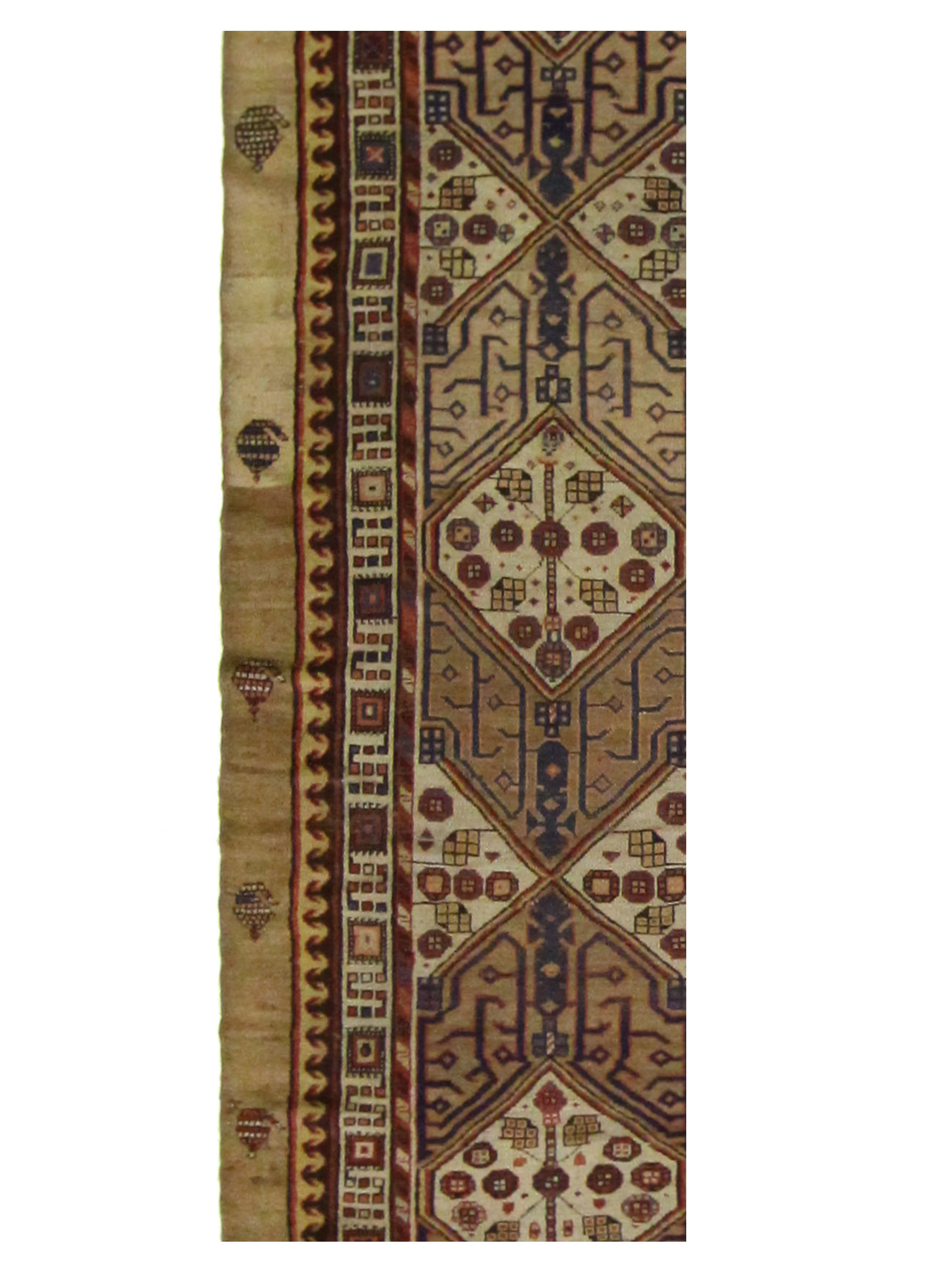 Antique Serab Cream 4x11 - Image 6 of 6