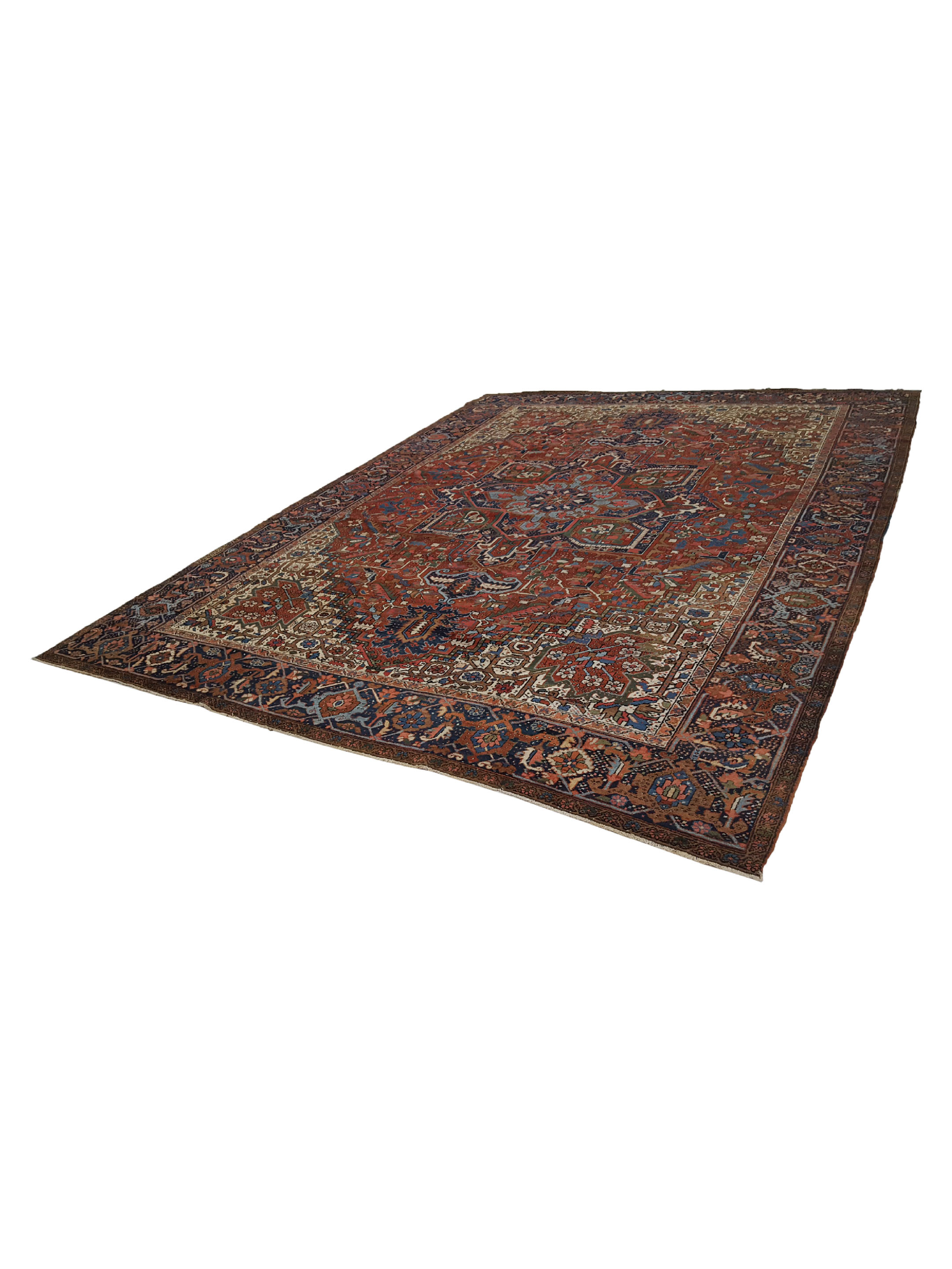 Antique Heriz Rust 10x14 - Image 6 of 6