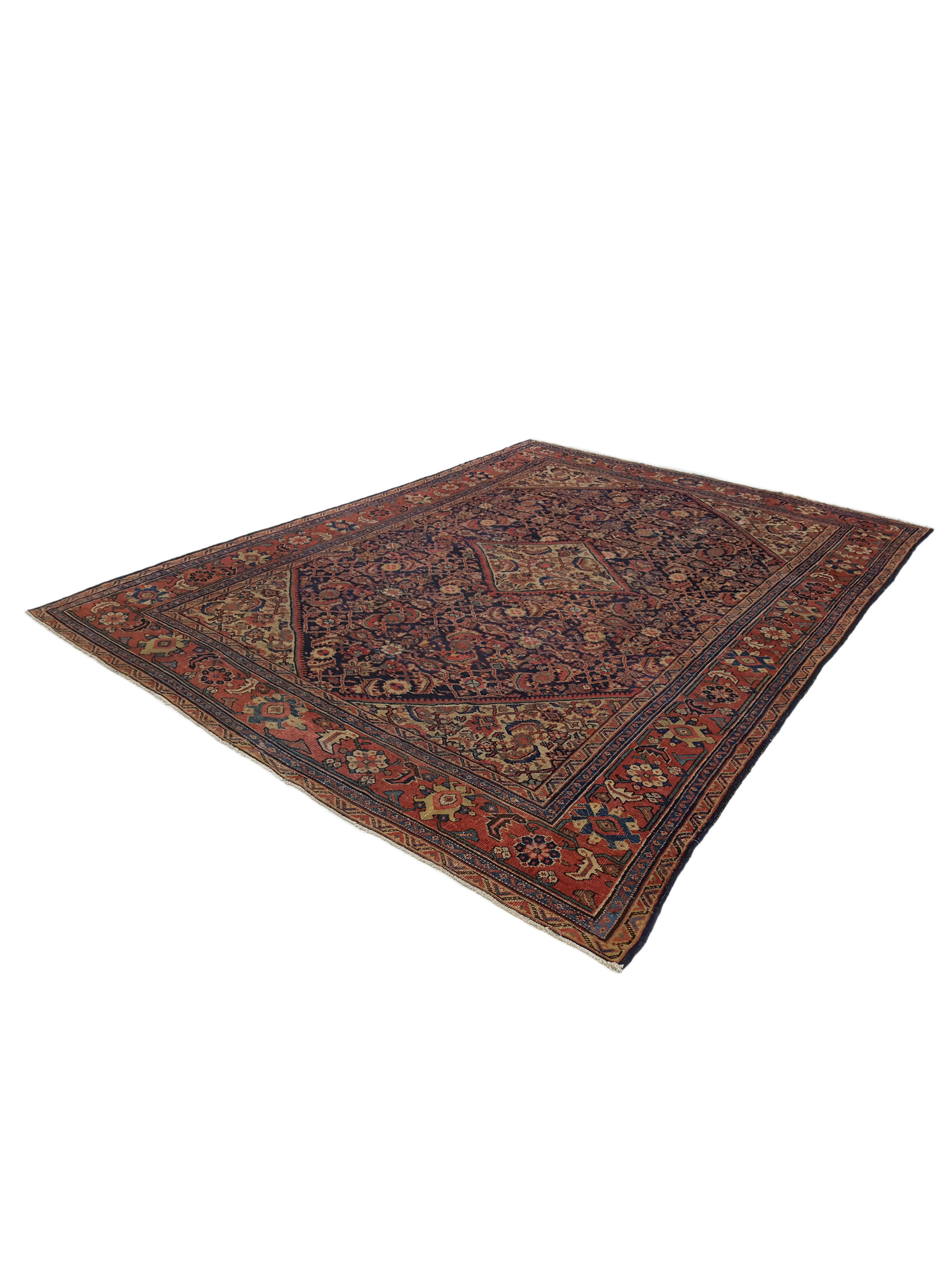 Antique Mahal Navy 9x12 - Image 5 of 5
