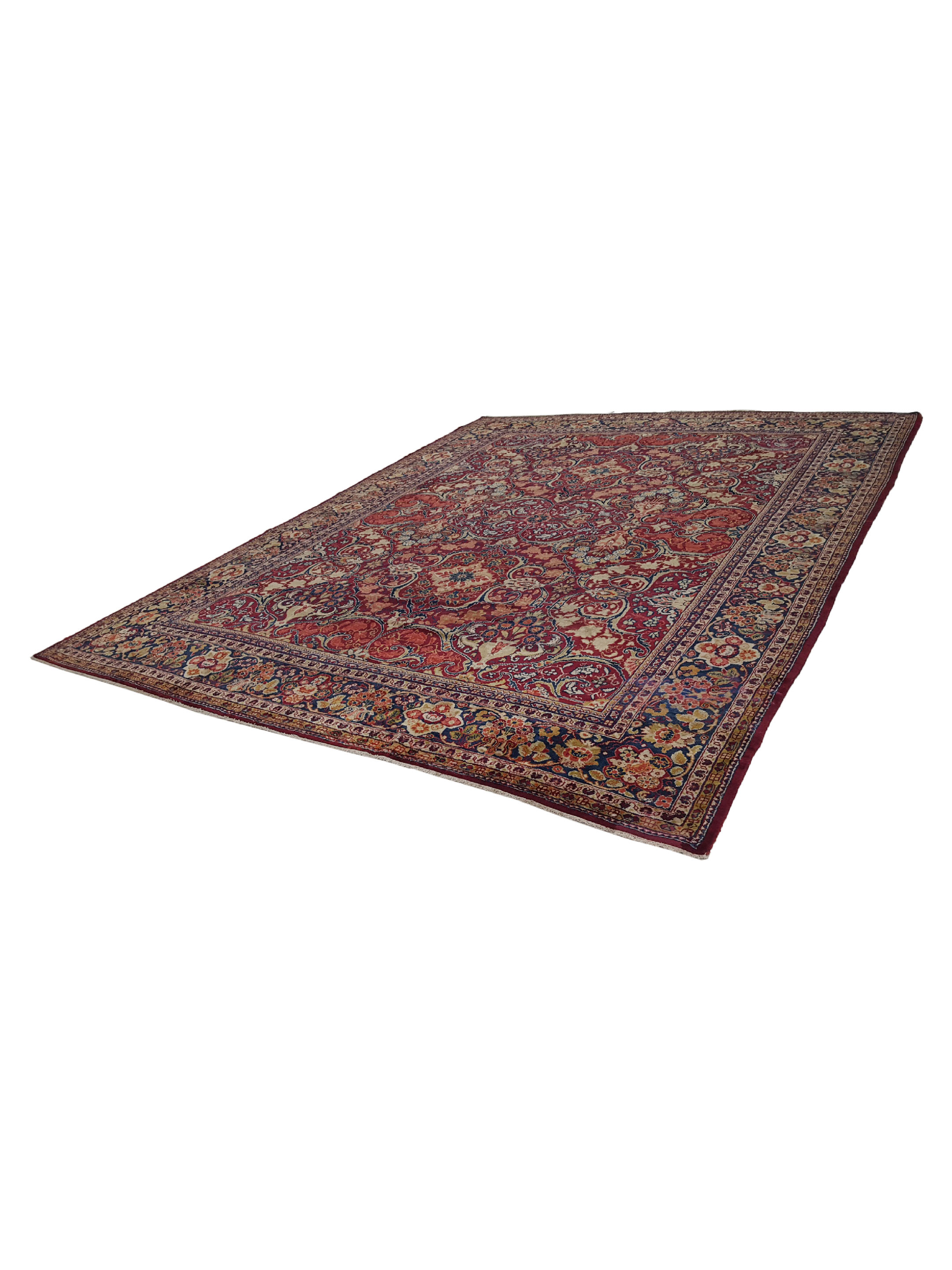 Antique Mahal Burgundy 10x14 - Image 6 of 6