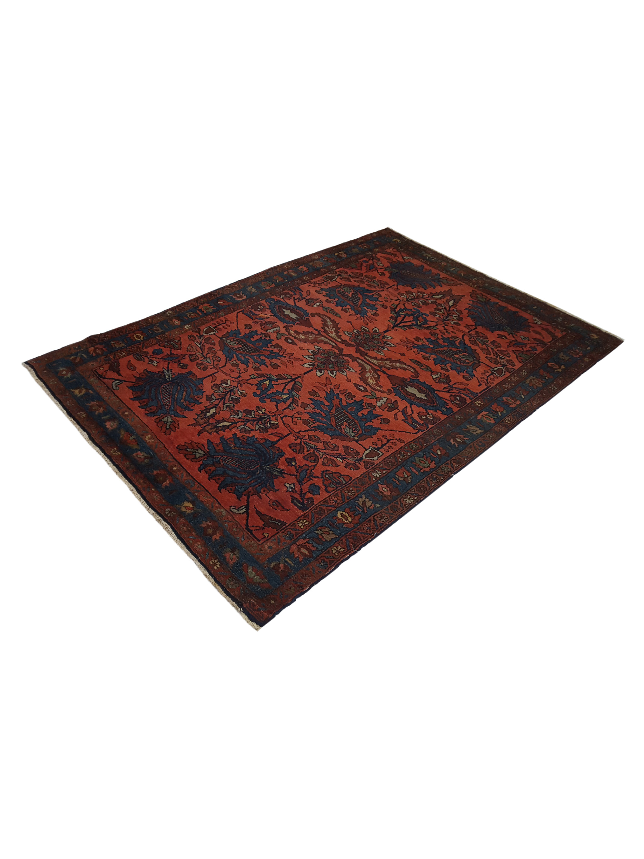 Antique Lilian Rust 4x6 - Image 6 of 6
