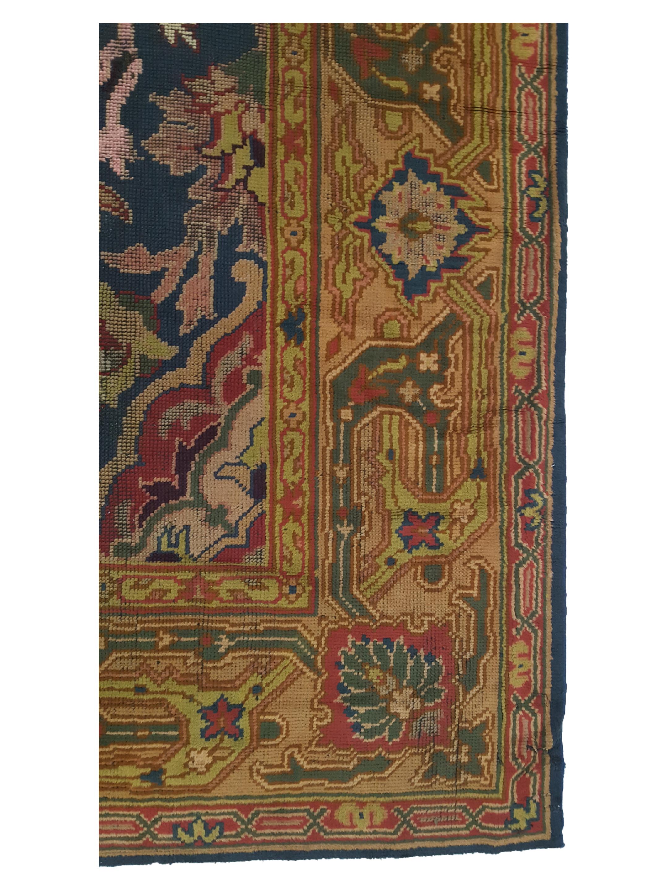 Antique Arts and Craft Indigo 11x15 - Image 4 of 6