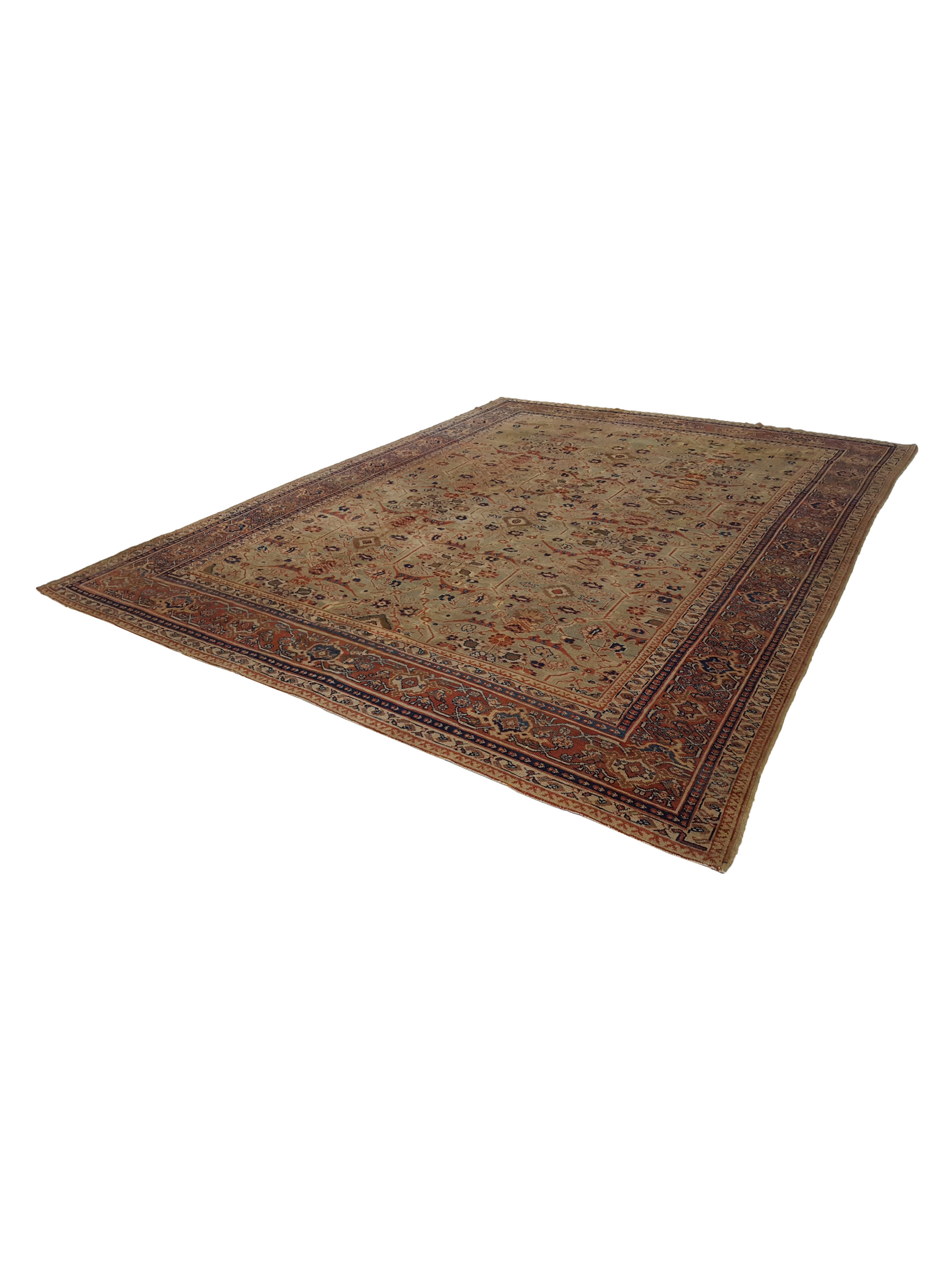 Antique Sultanabad Green 11x14 - Image 6 of 7