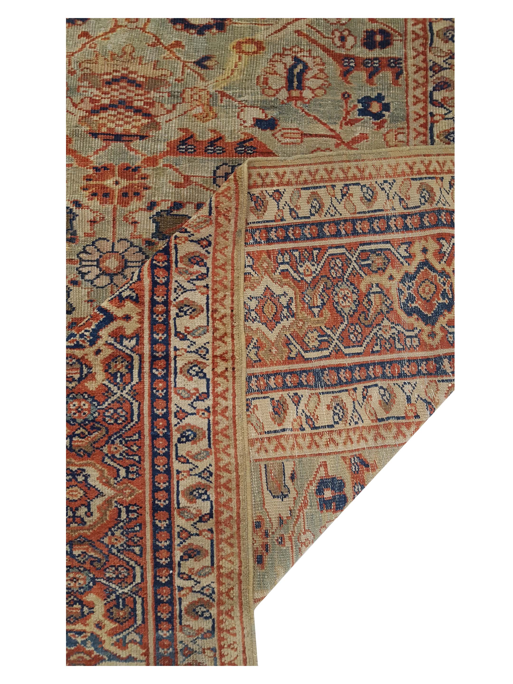 Antique Sultanabad Green 11x14 - Image 7 of 7