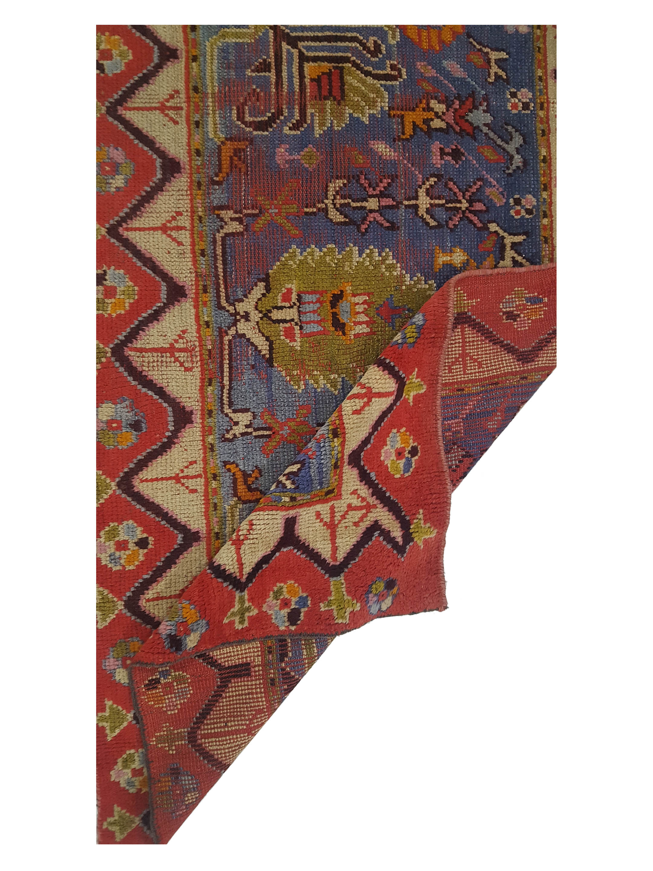 Antique Ushak Purple 3x12 - Image 3 of 6