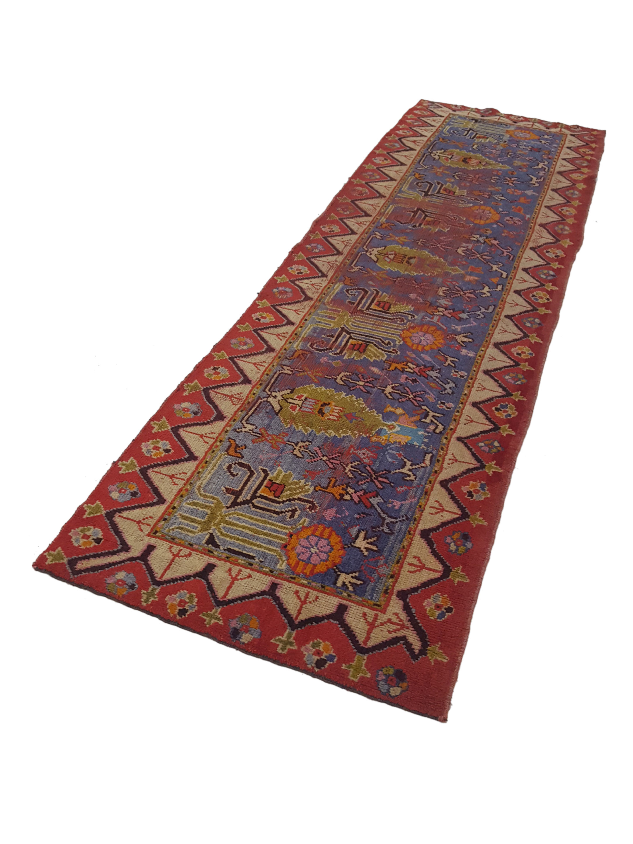 Antique Ushak Purple 3x12 - Image 6 of 6