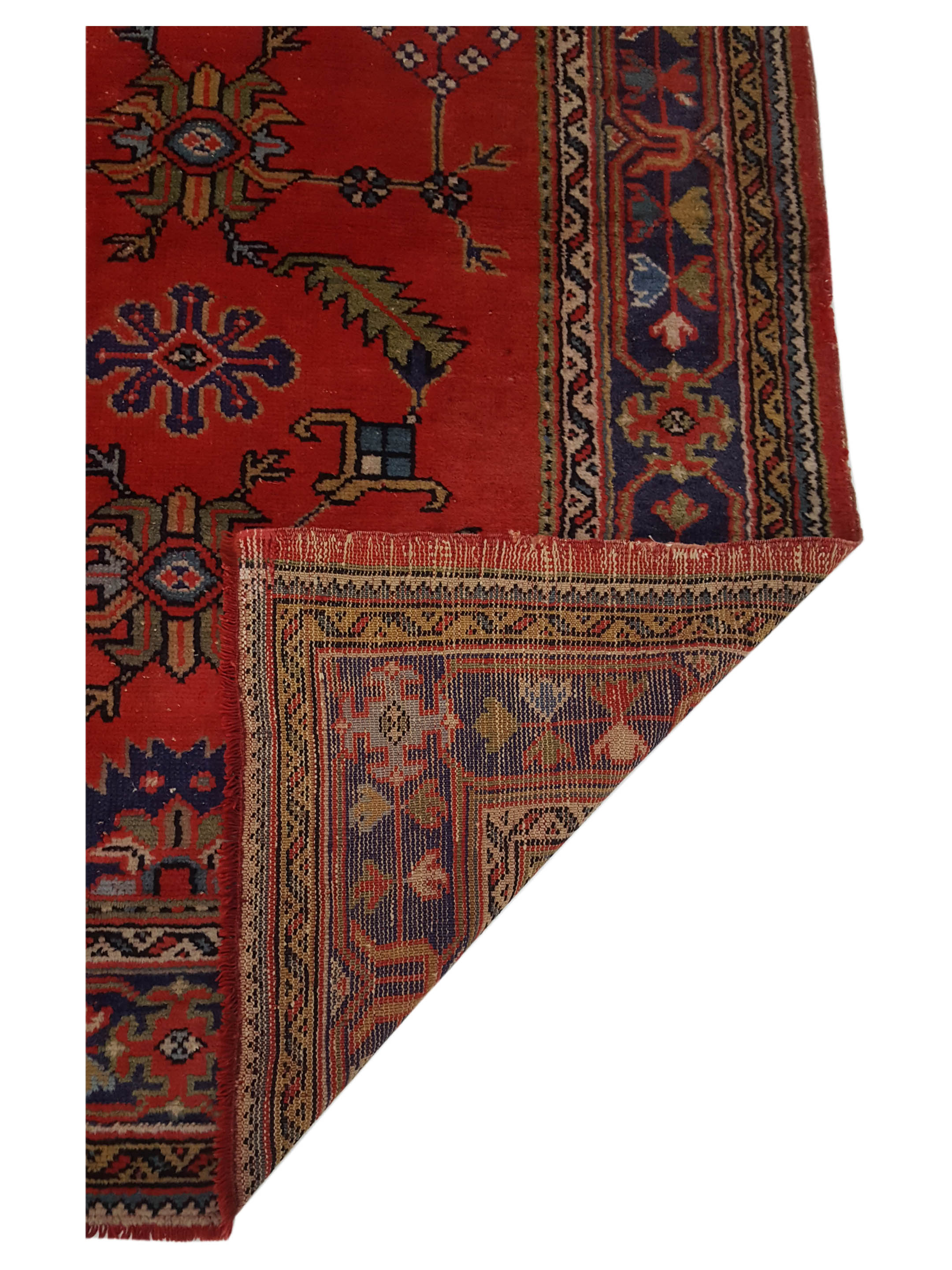 Antique Ushak Red 8x10 - Image 3 of 6