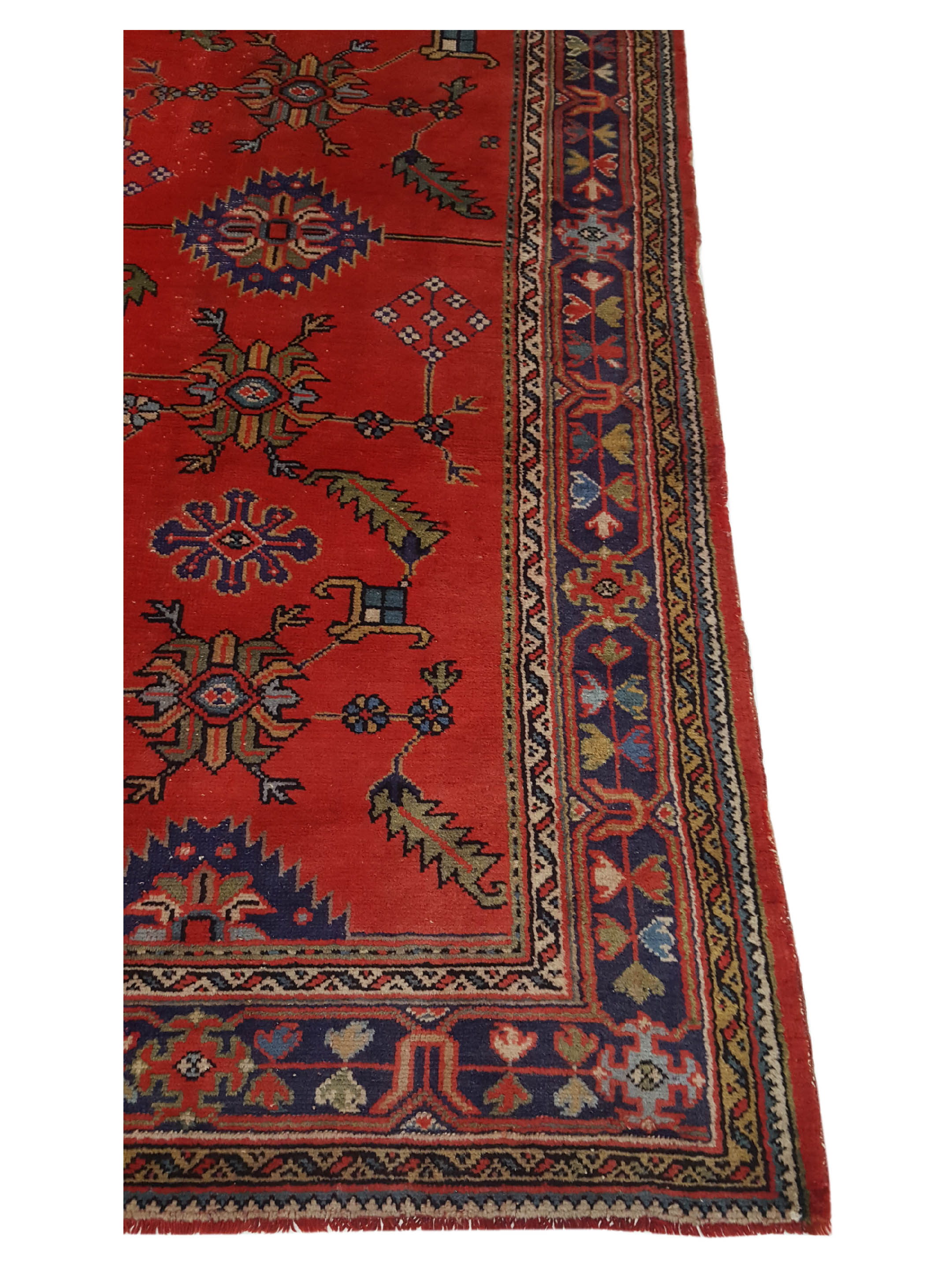 Antique Ushak Red 8x10 - Image 4 of 6