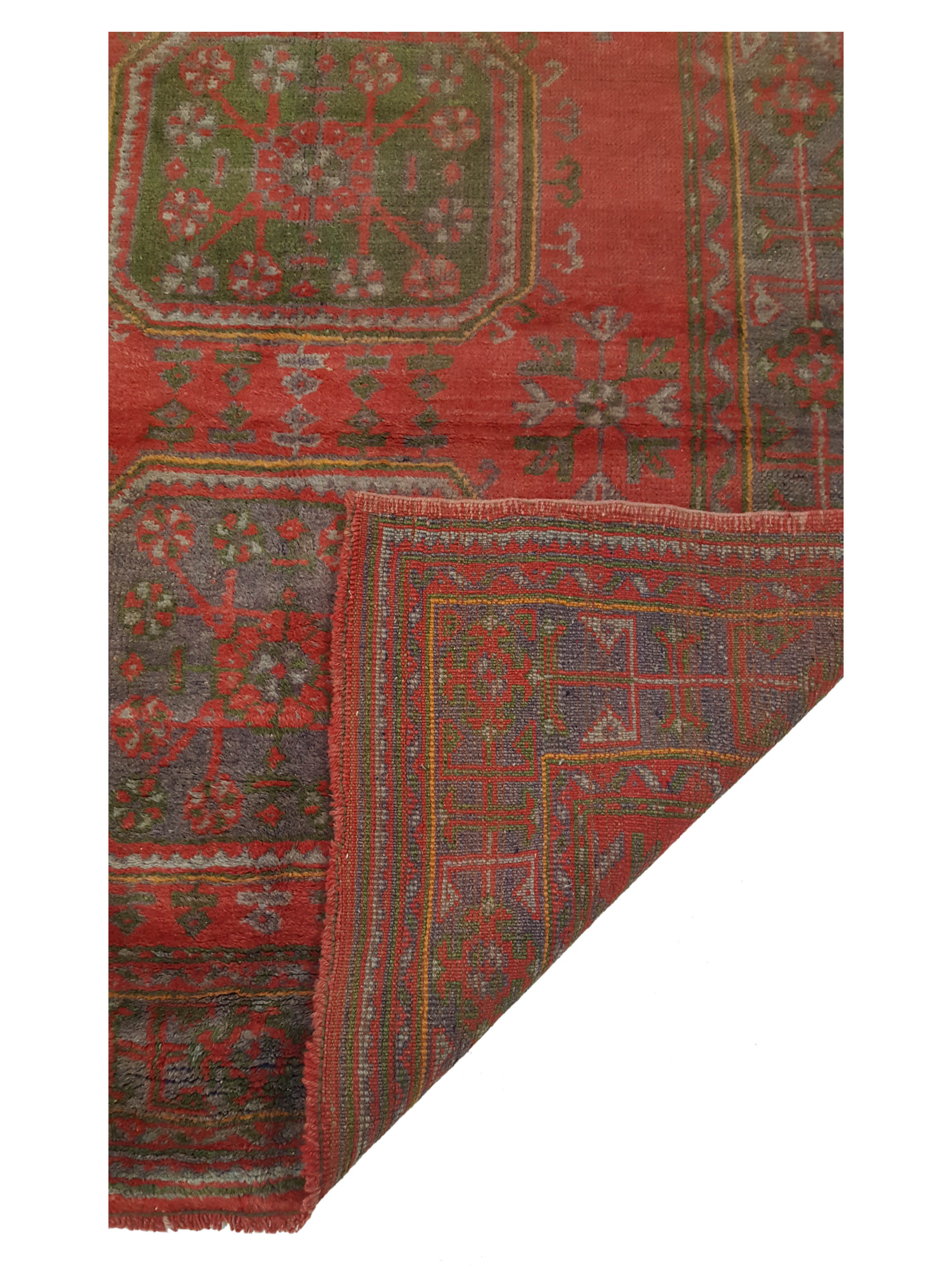 Antique Ushak Rust 5x11 - Image 3 of 6