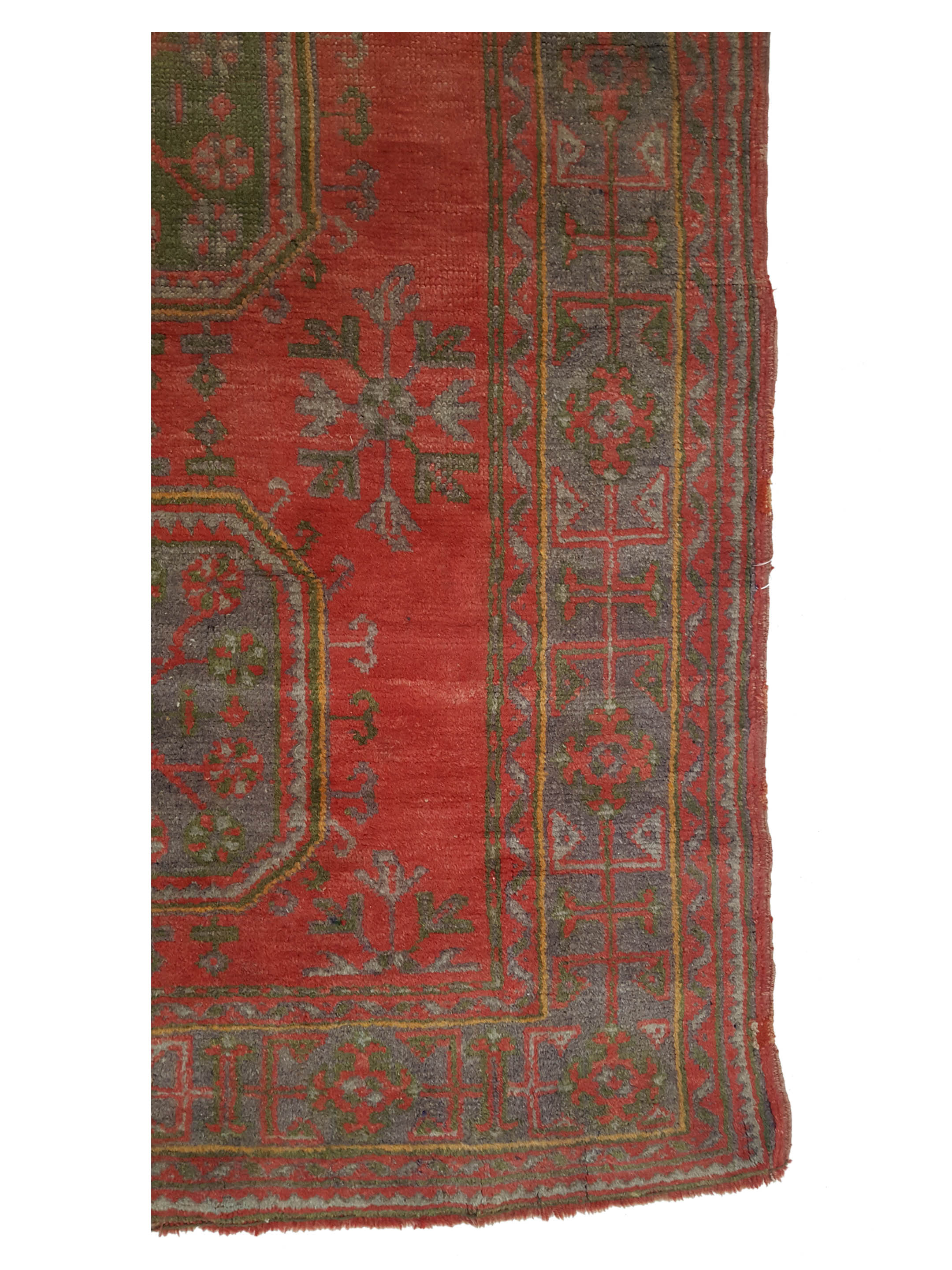 Antique Ushak Rust 5x11 - Image 4 of 6