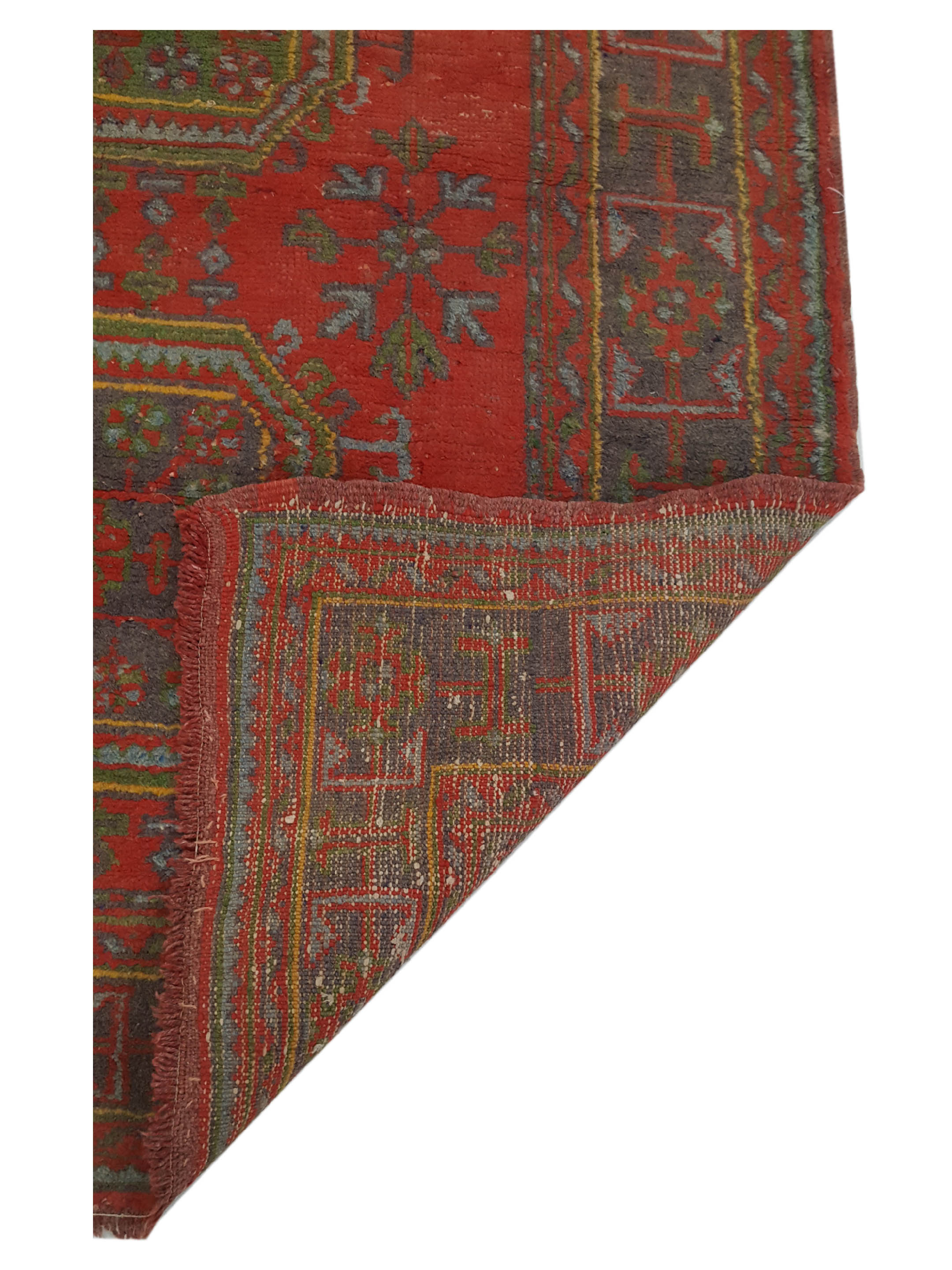 Antique Ushak Rust 5x11 - Image 3 of 6