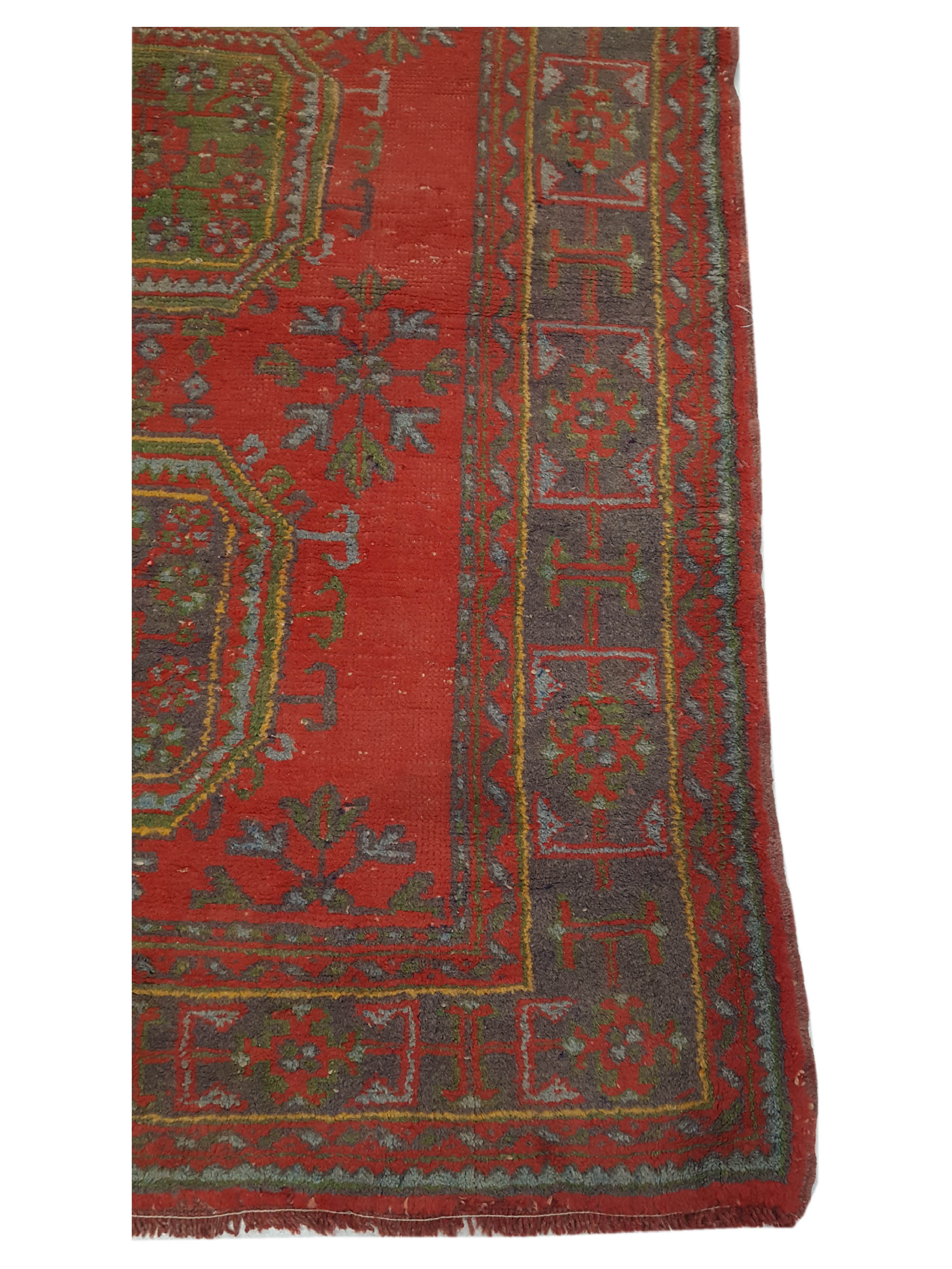 Antique Ushak Rust 5x11 - Image 4 of 6