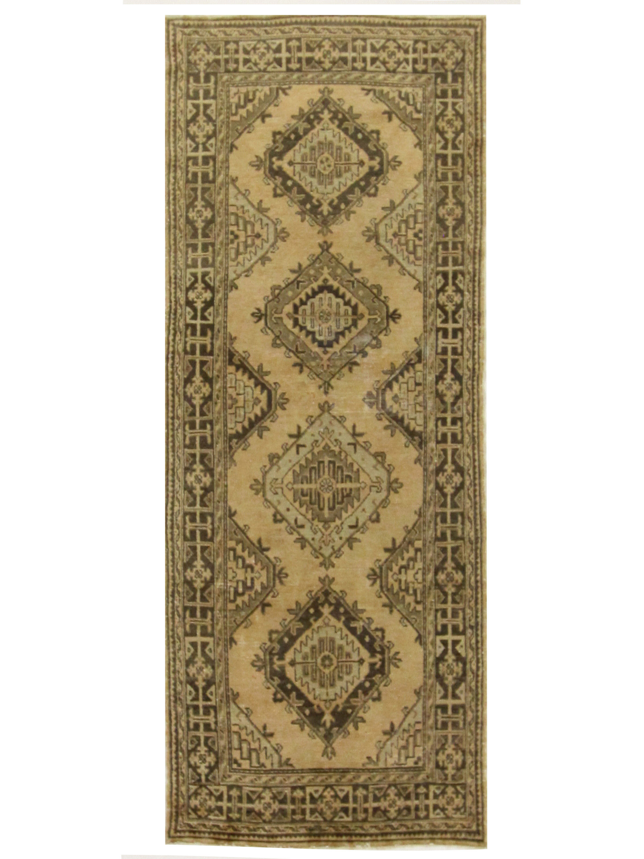 Antique Ushak Khaki 5x12