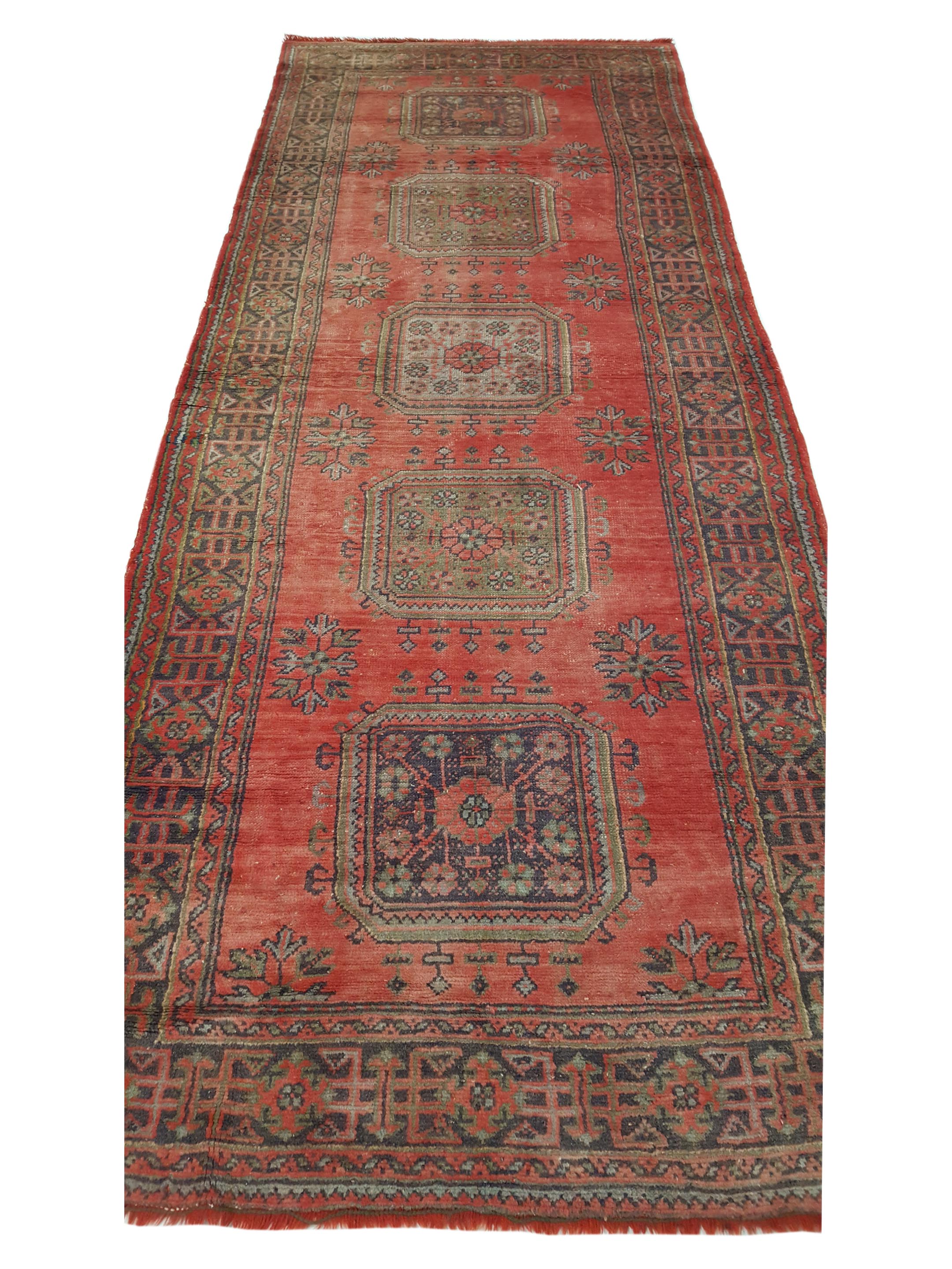 Antique Ushak Rust 5x12 - Image 2 of 7