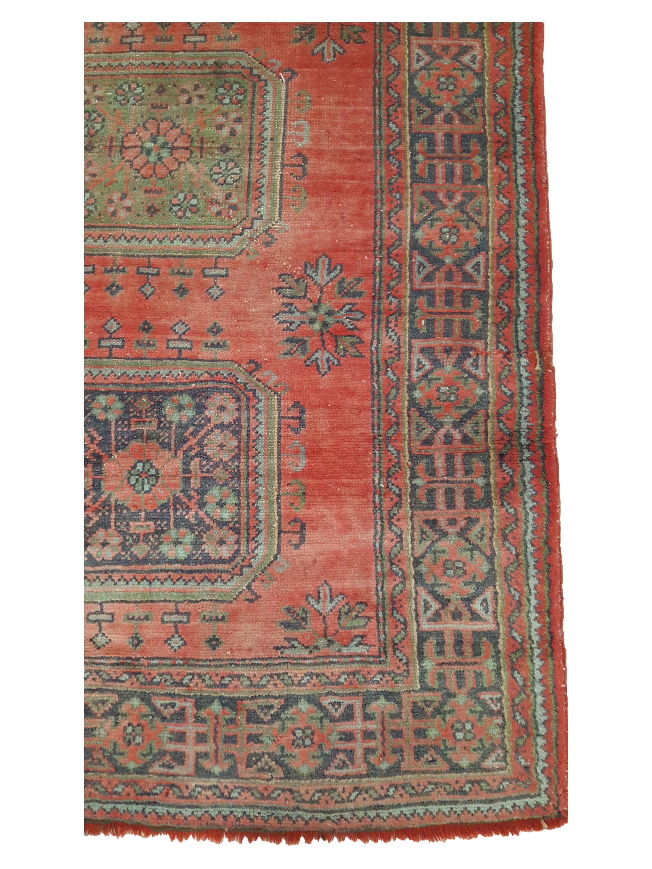 Antique Ushak Rust 5x12 - Image 4 of 7