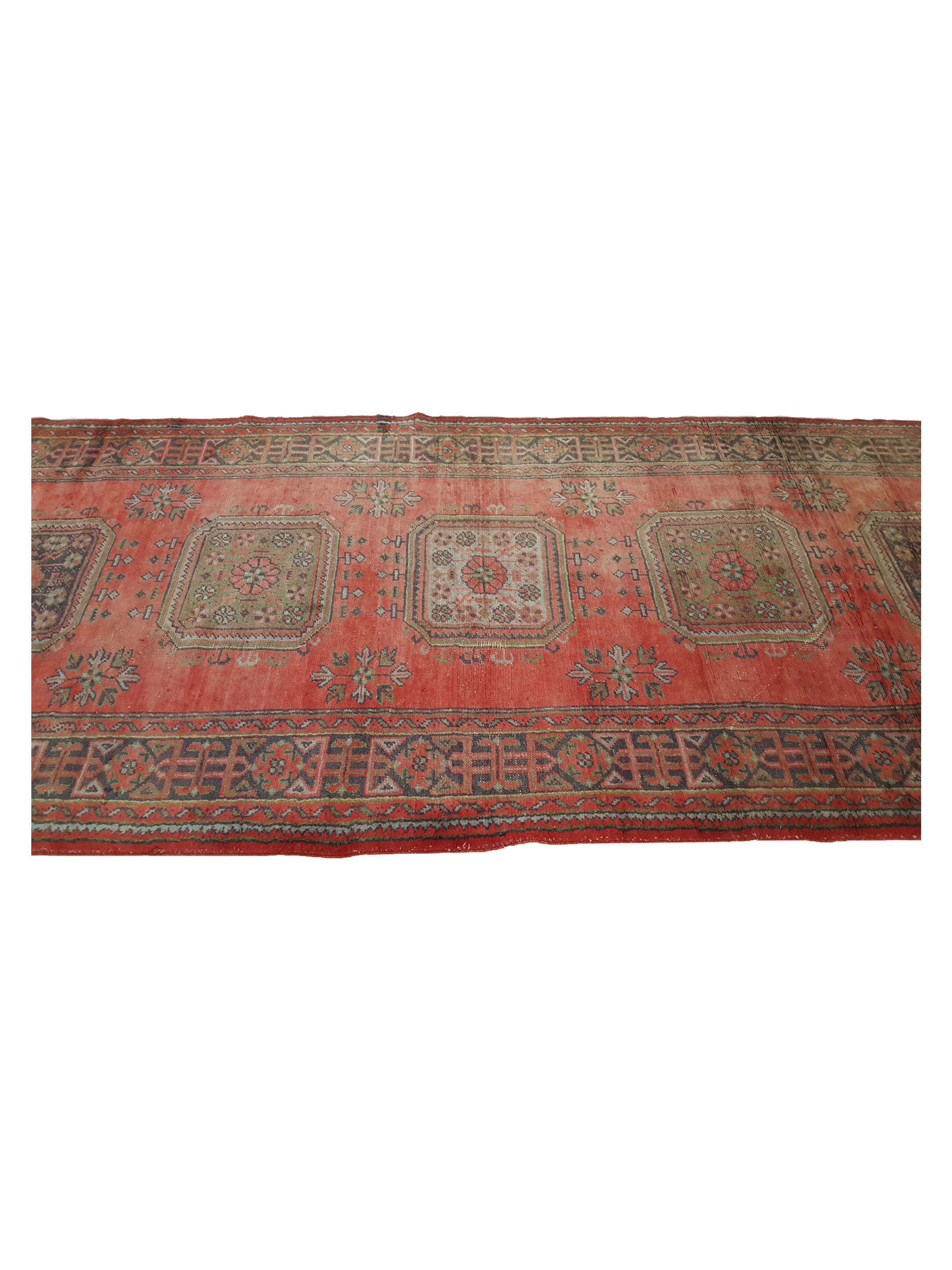 Antique Ushak Rust 5x12 - Image 5 of 7