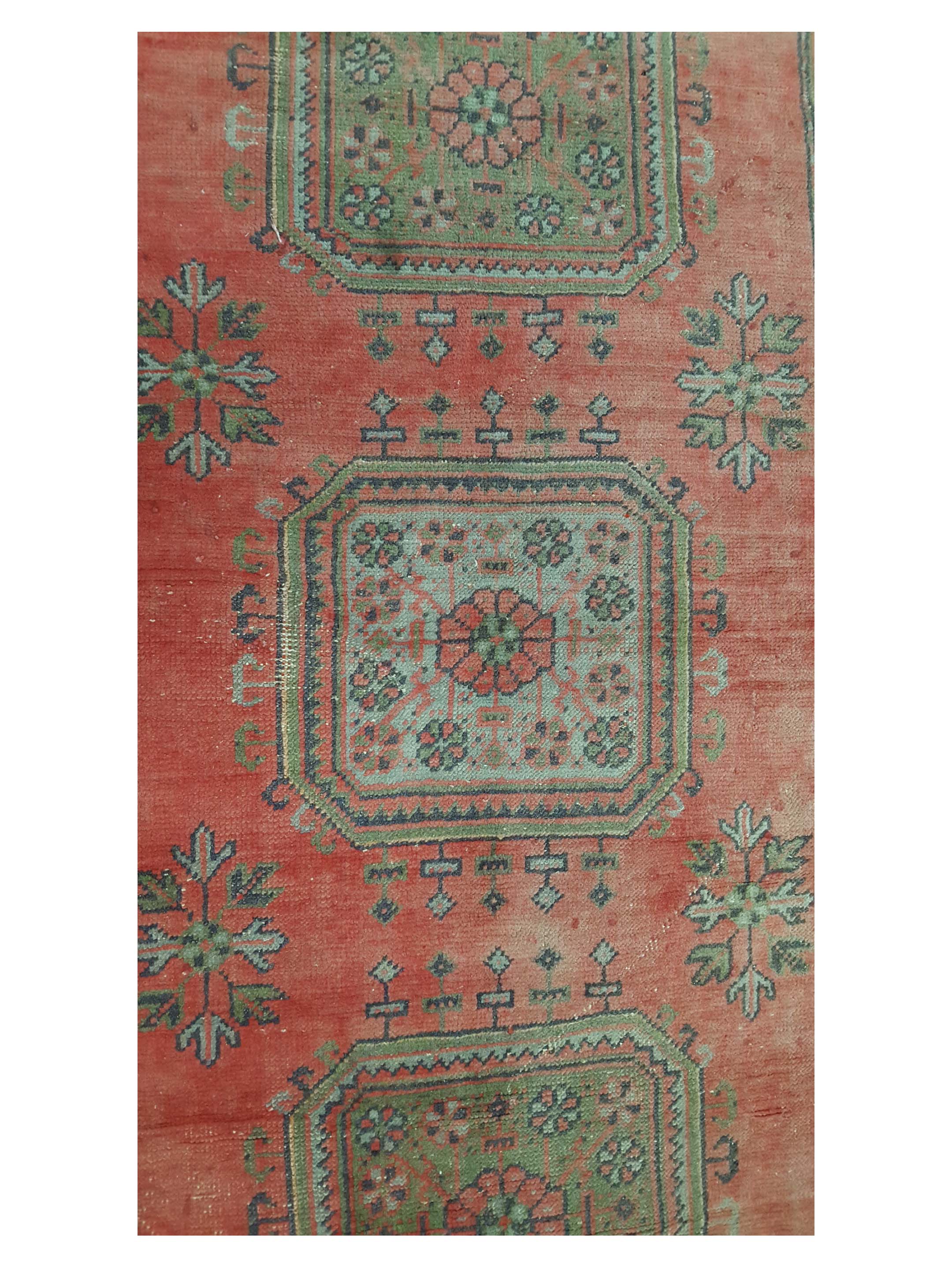 Antique Ushak Rust 5x12 - Image 7 of 7