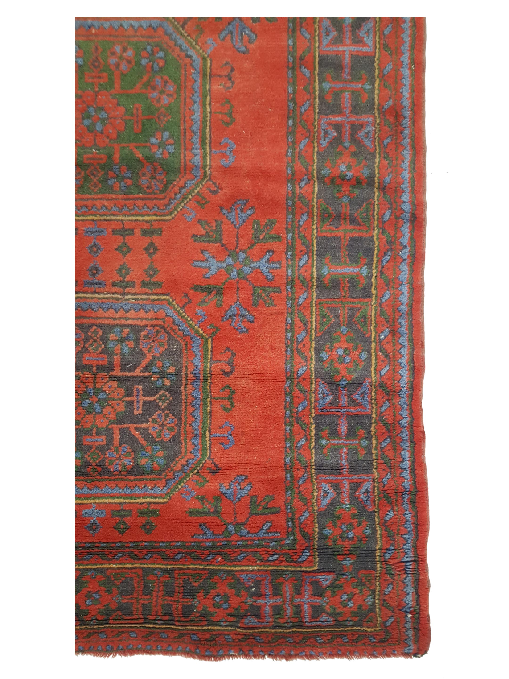 Antique Ushak Orange 4x11 - Image 4 of 6