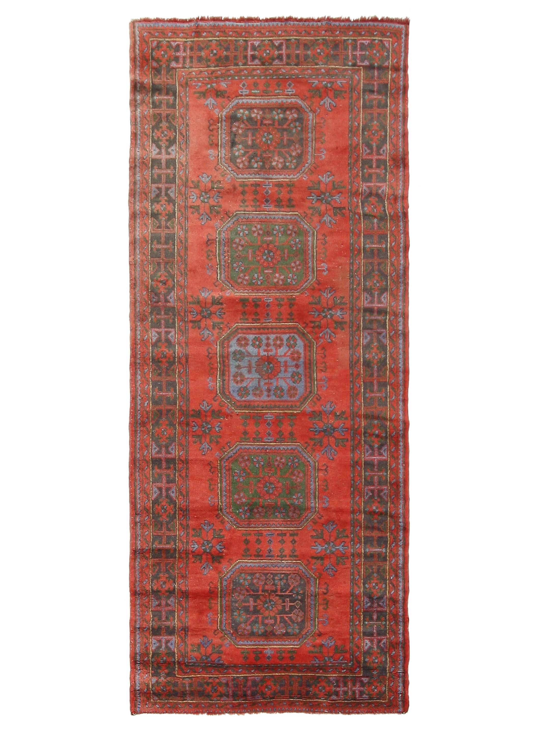 Antique Ushak Orange 4x11