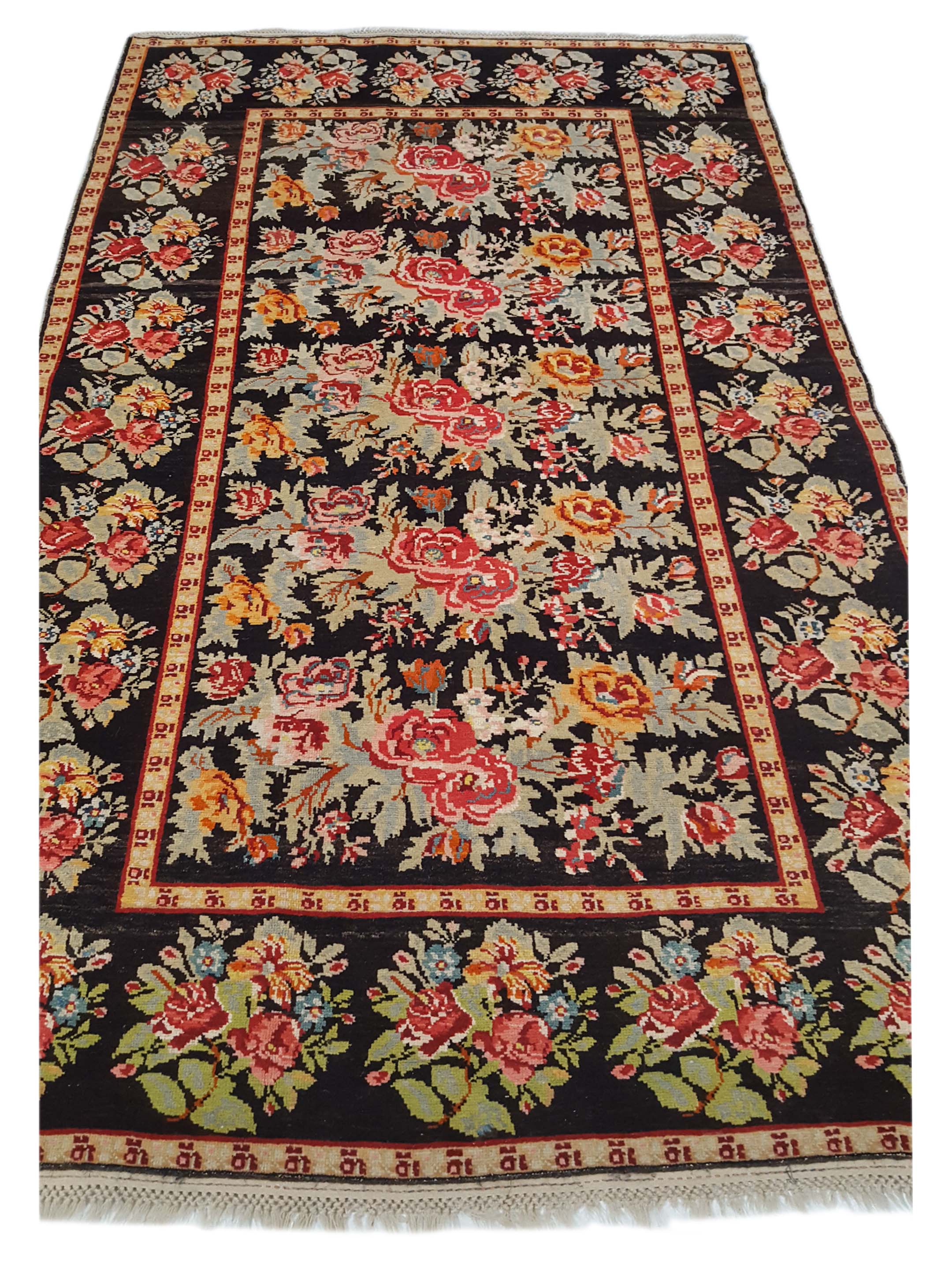 Antique Karabagh Black 4x6 - Image 2 of 6