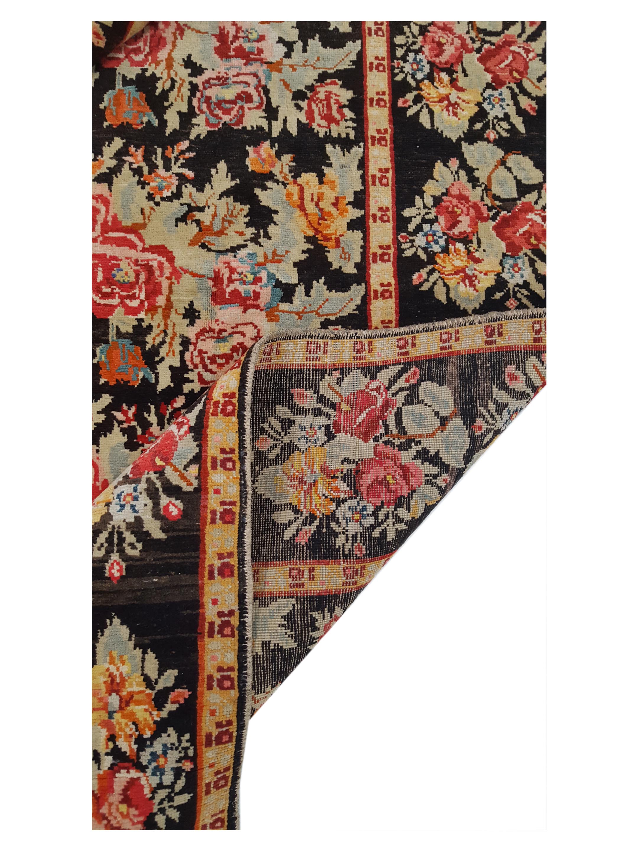 Antique Karabagh Black 4x6 - Image 3 of 6
