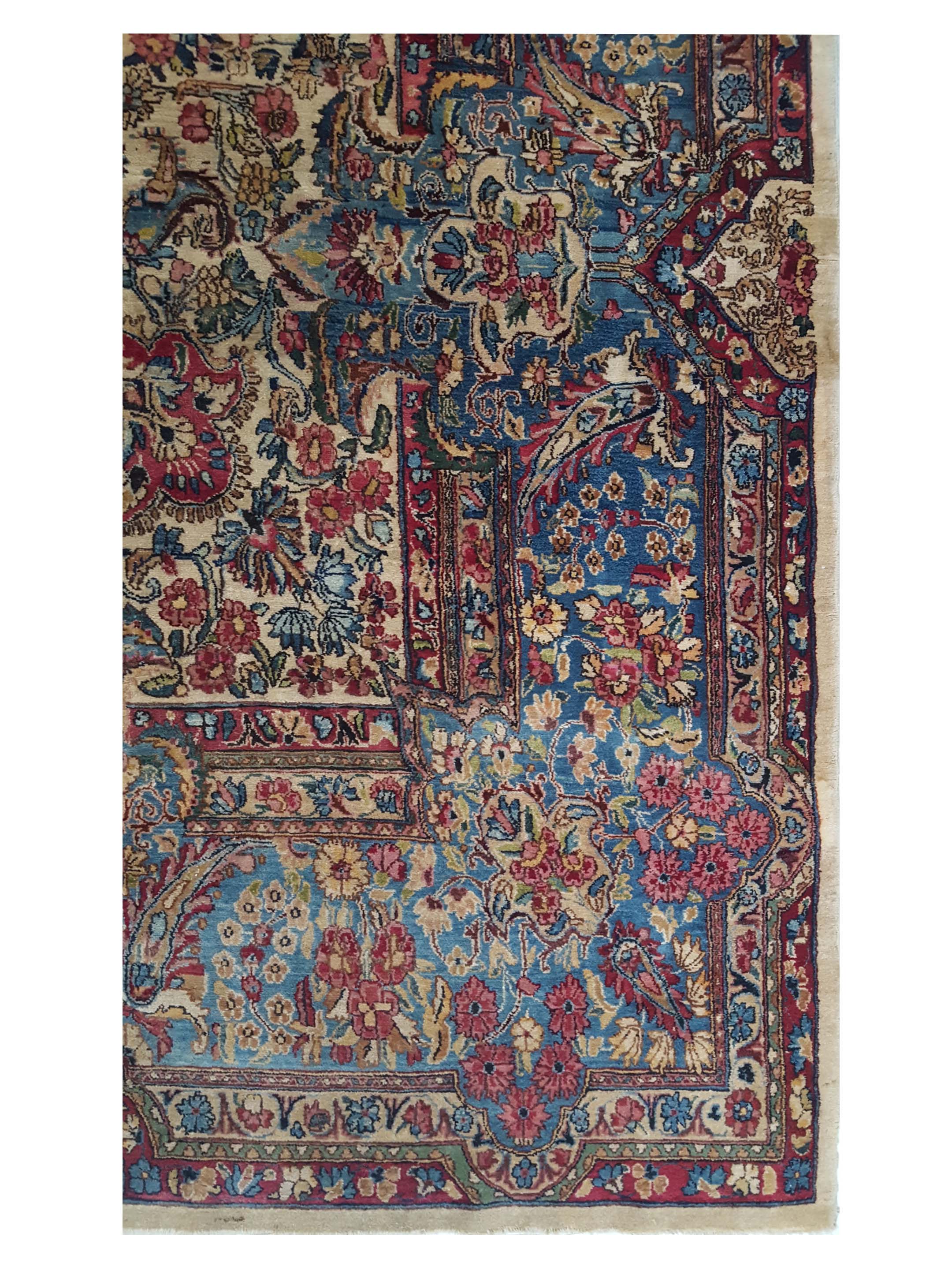 Antique Kerman Beige 10x14 - Image 4 of 7