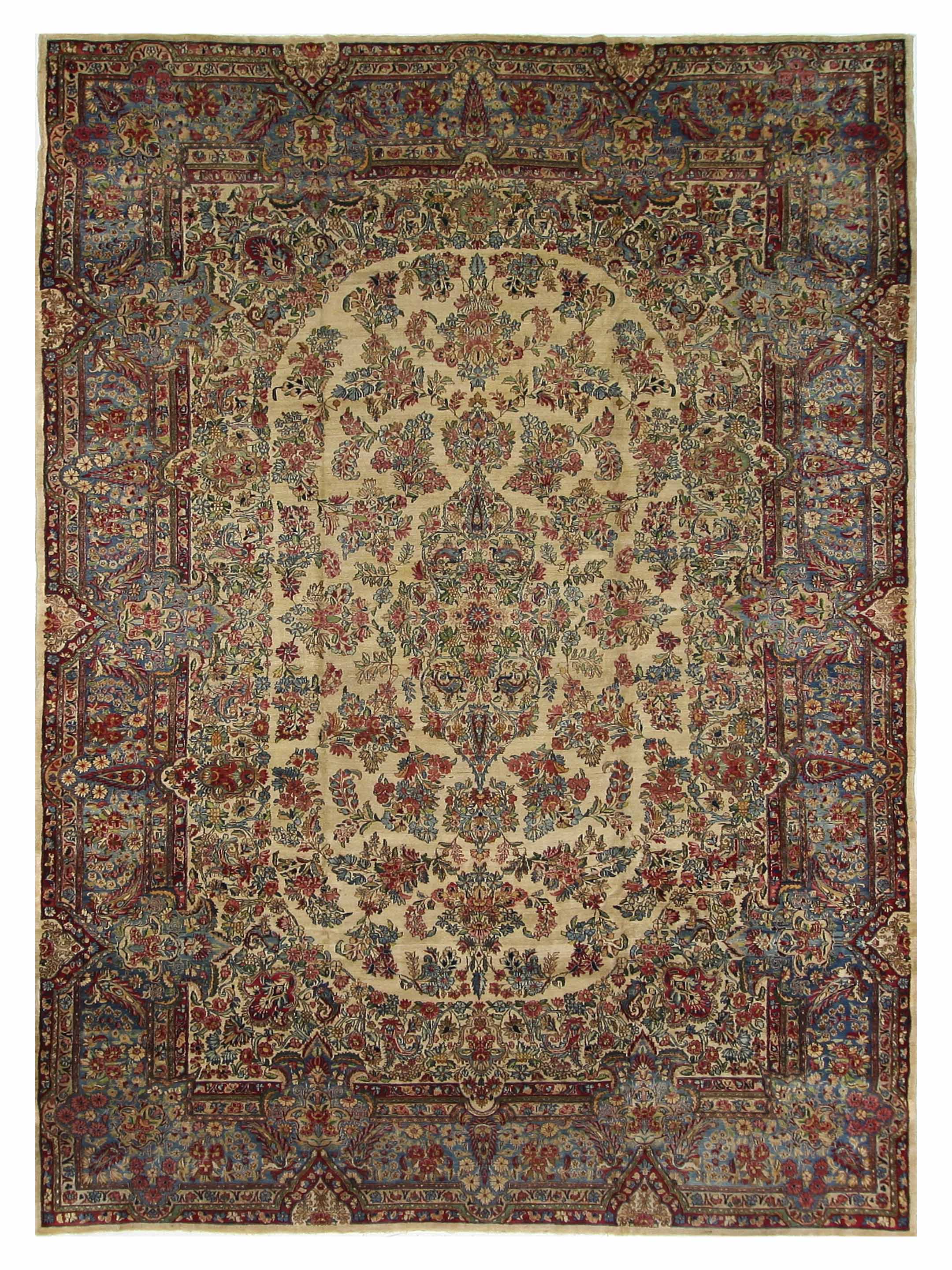 Antique Kerman Beige 10x14