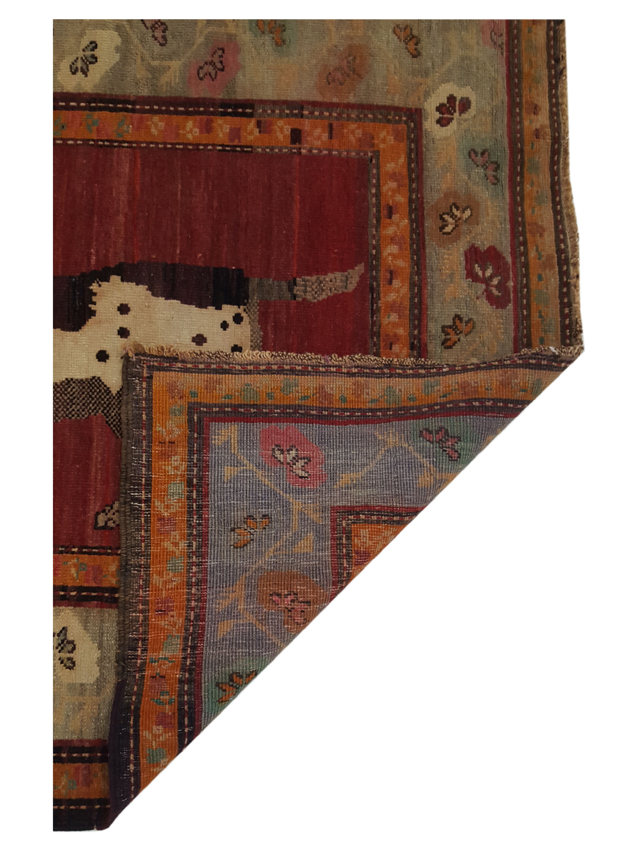 Antique Karabagh Rust 4x6 - Image 3 of 6