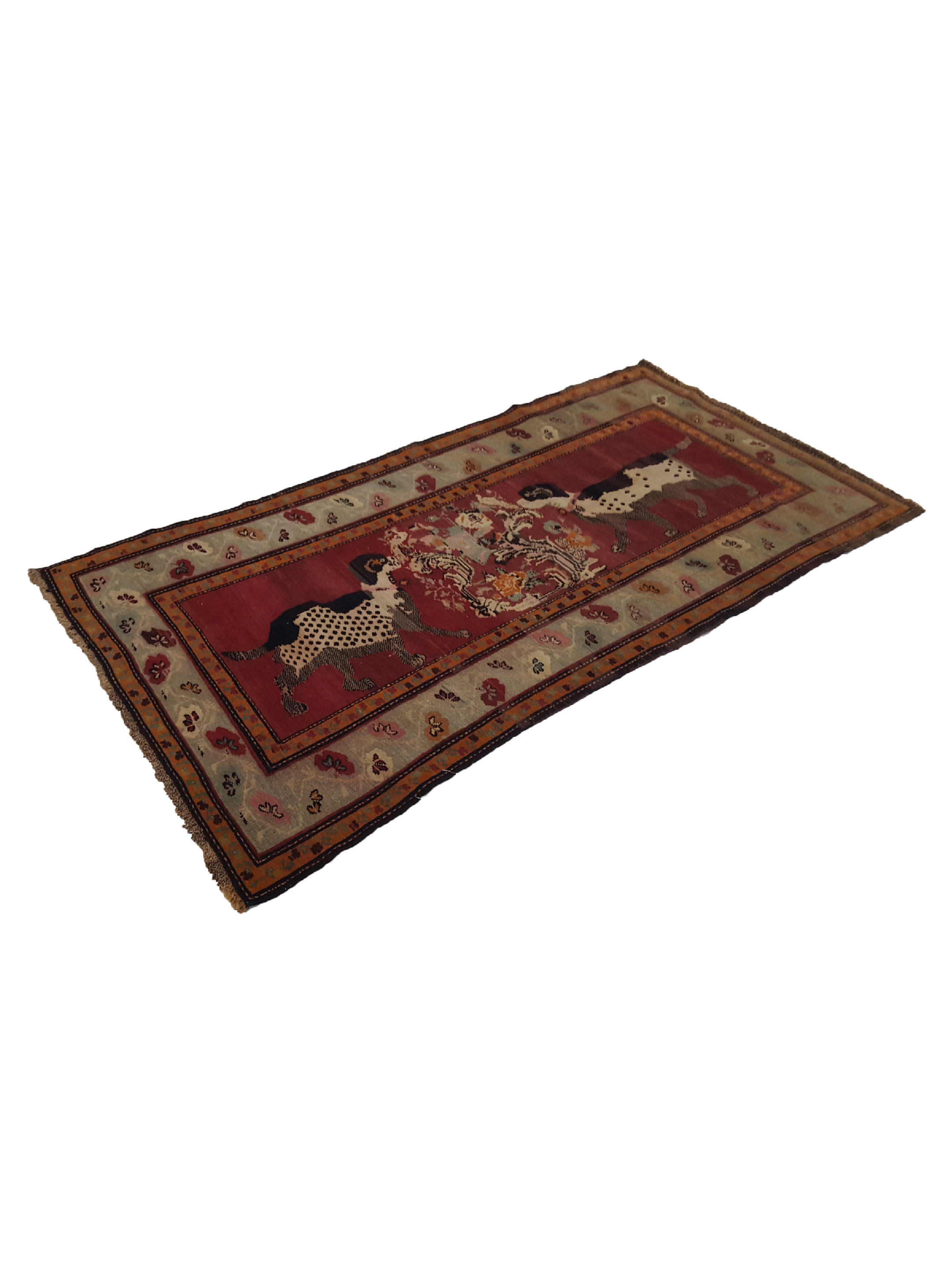 Antique Karabagh Rust 4x6 - Image 6 of 6