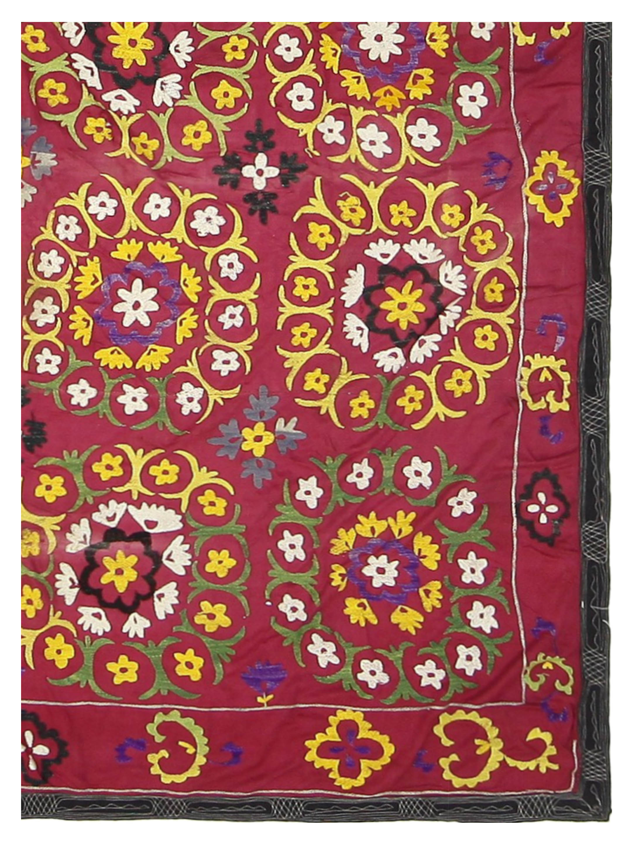 Suzani Antique Pink 6x7 - Image 3 of 4