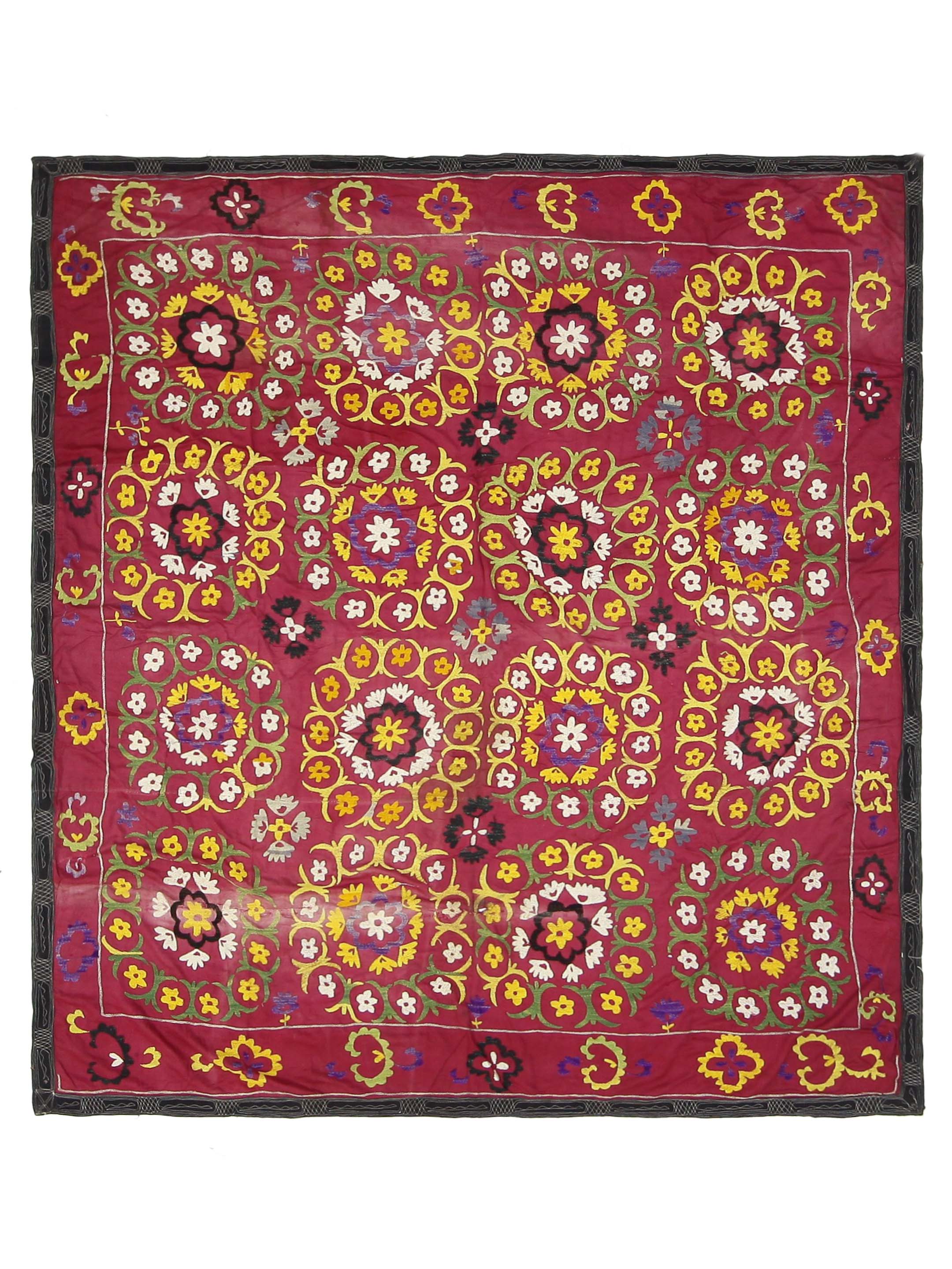 Suzani Antique Pink 6x7