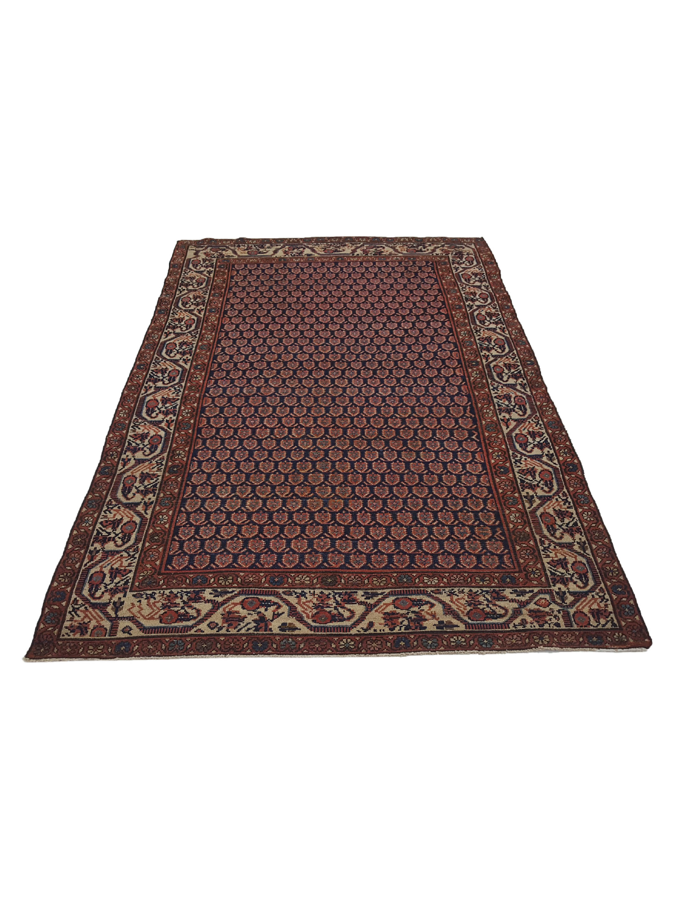 Antique Malayer Navy 4x7 - Image 2 of 6