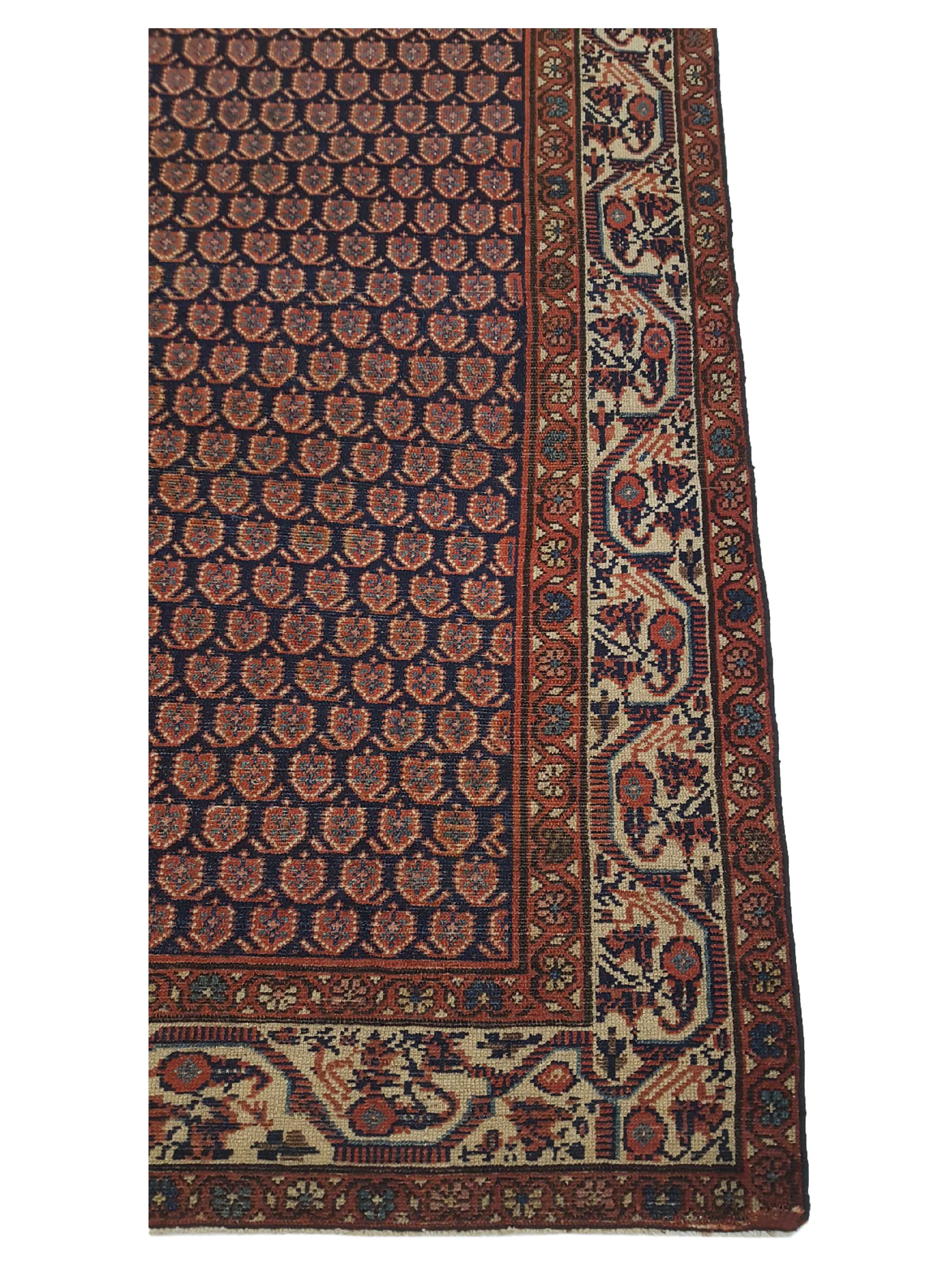 Antique Malayer Navy 4x7 - Image 4 of 6
