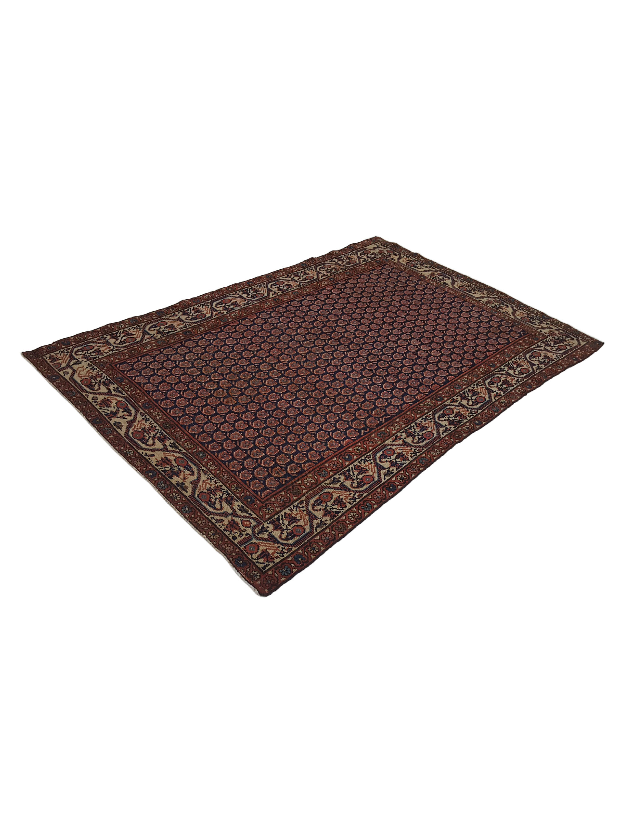 Antique Malayer Navy 4x7 - Image 6 of 6