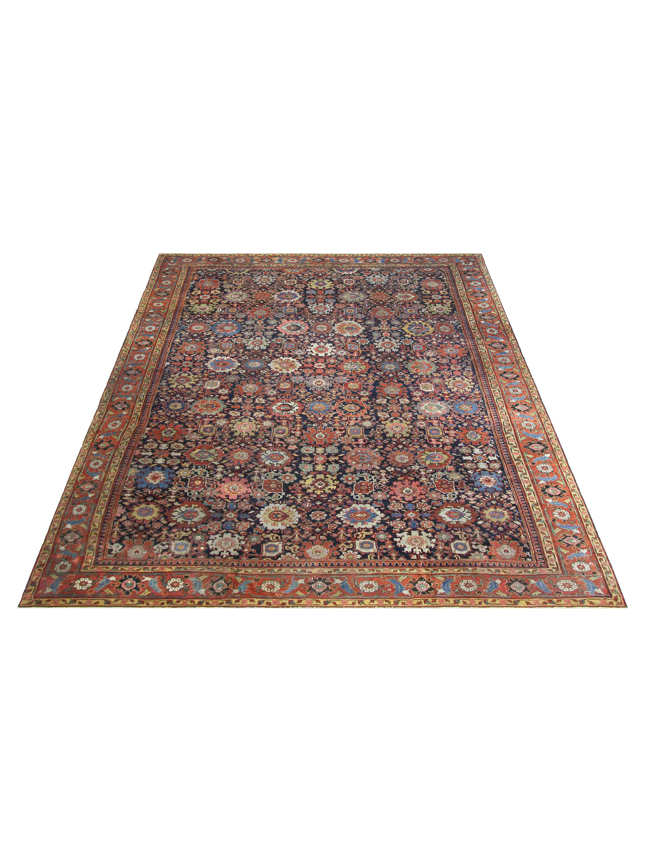 Antique Sultanabad Indigo 14x20 - Image 2 of 8